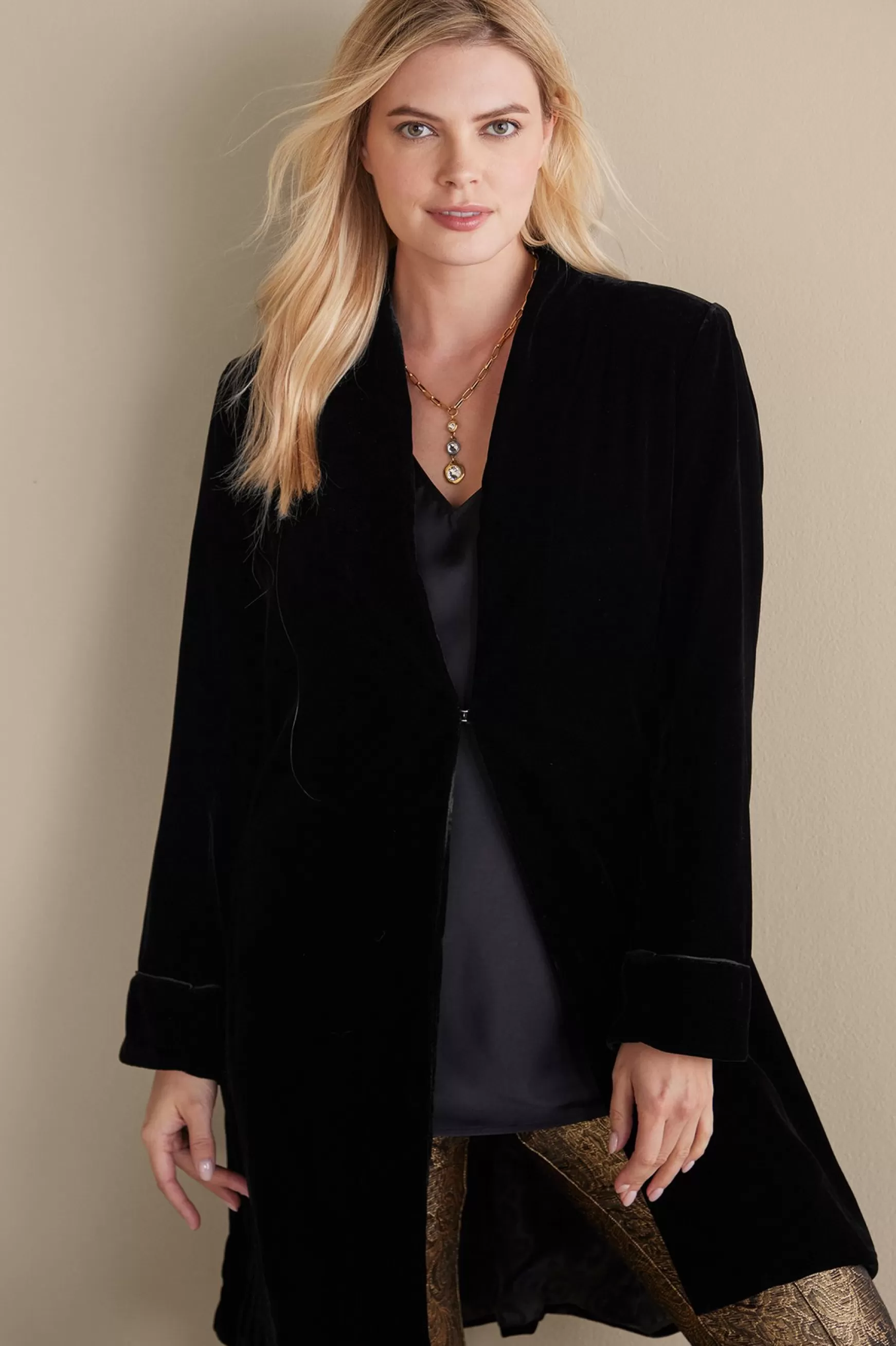 Soft Surroundings EVelvet Styles | Jackets & Coats-Aria Velvet Jacket