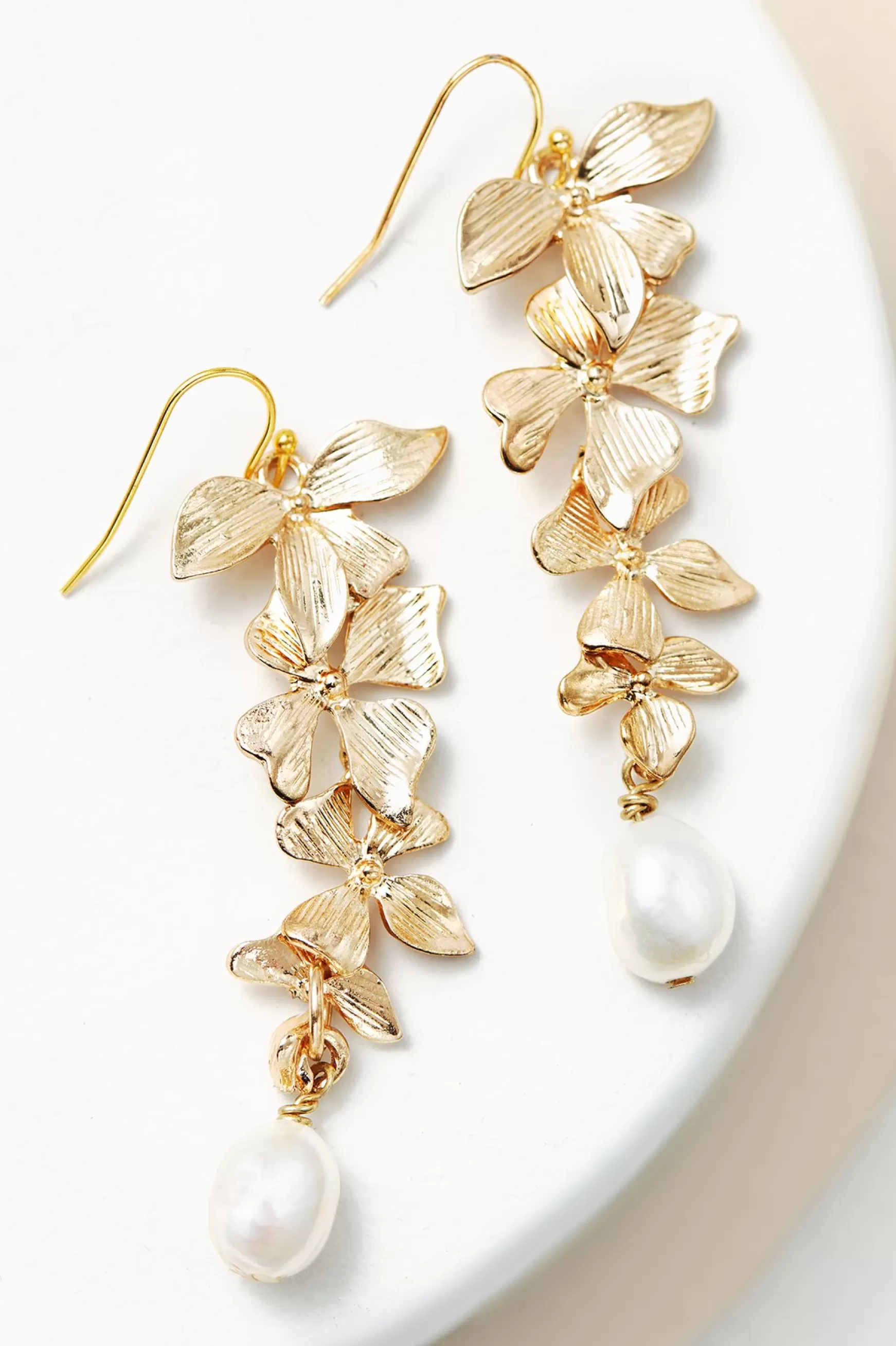 Soft Surroundings Earrings | earrings-Aurora Floral Cascade Earring