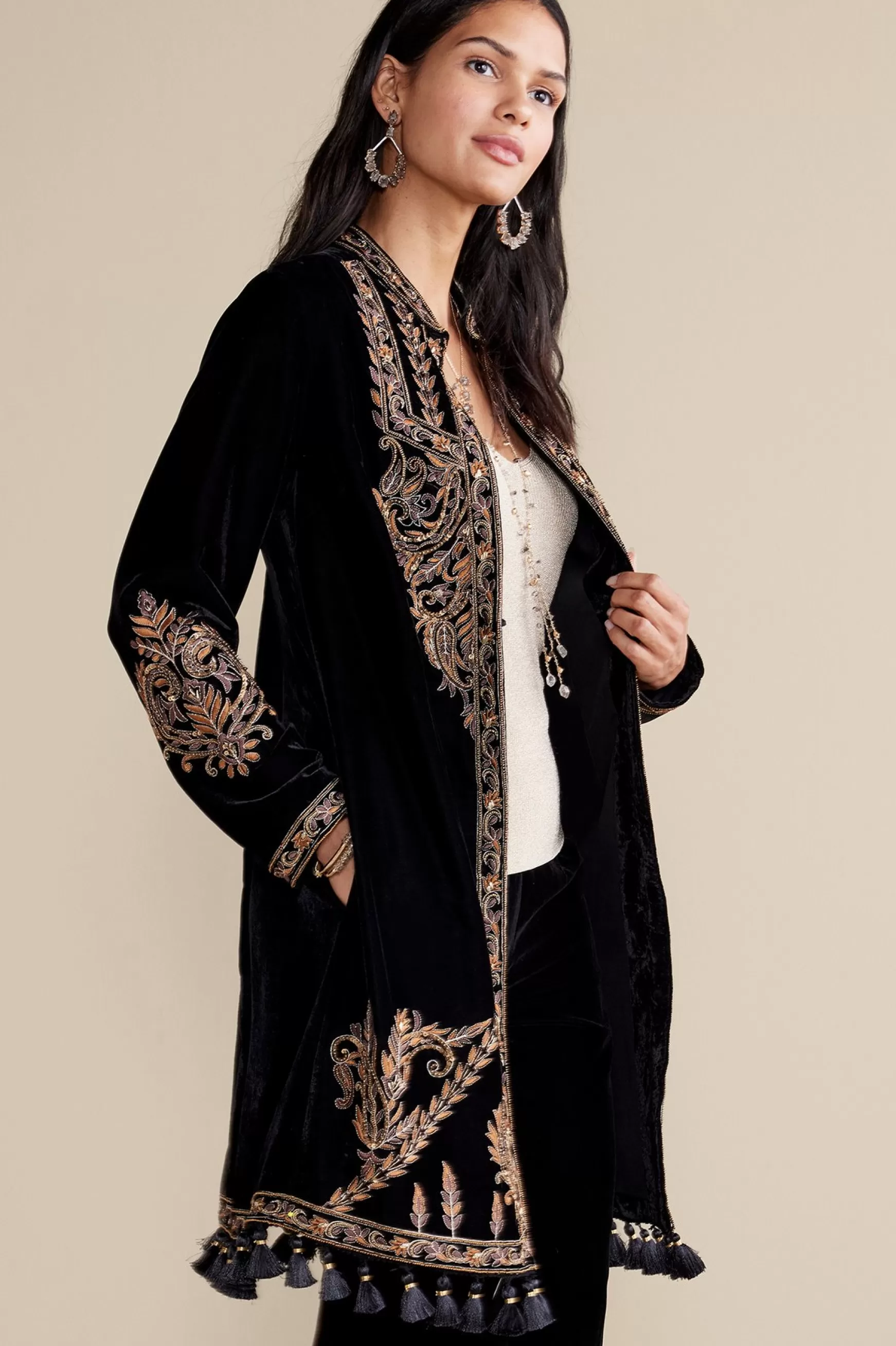 Soft Surroundings EVelvet Styles | Global Artistry-Belcastel Jacket