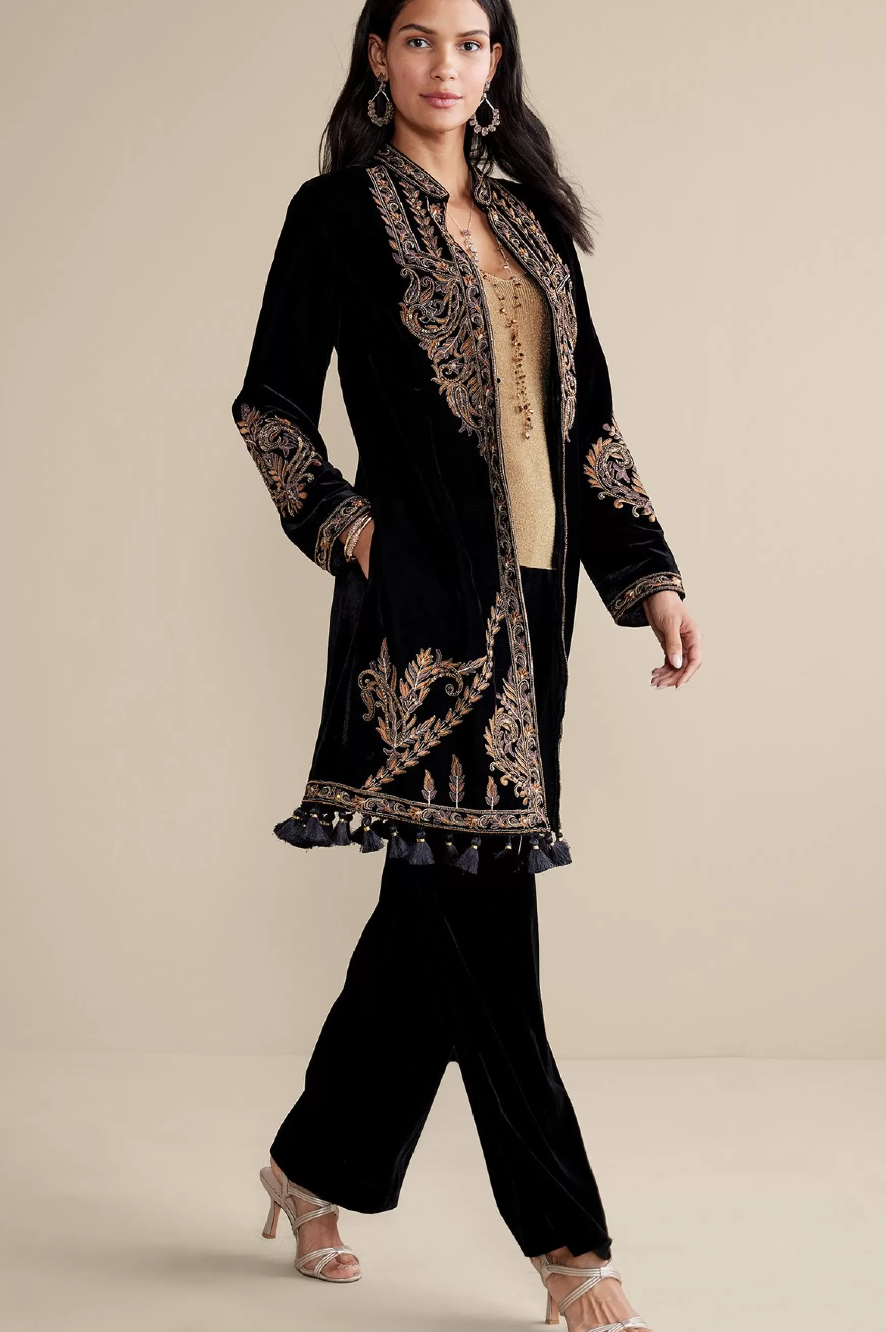 Soft Surroundings EVelvet Styles | Global Artistry-Belcastel Jacket