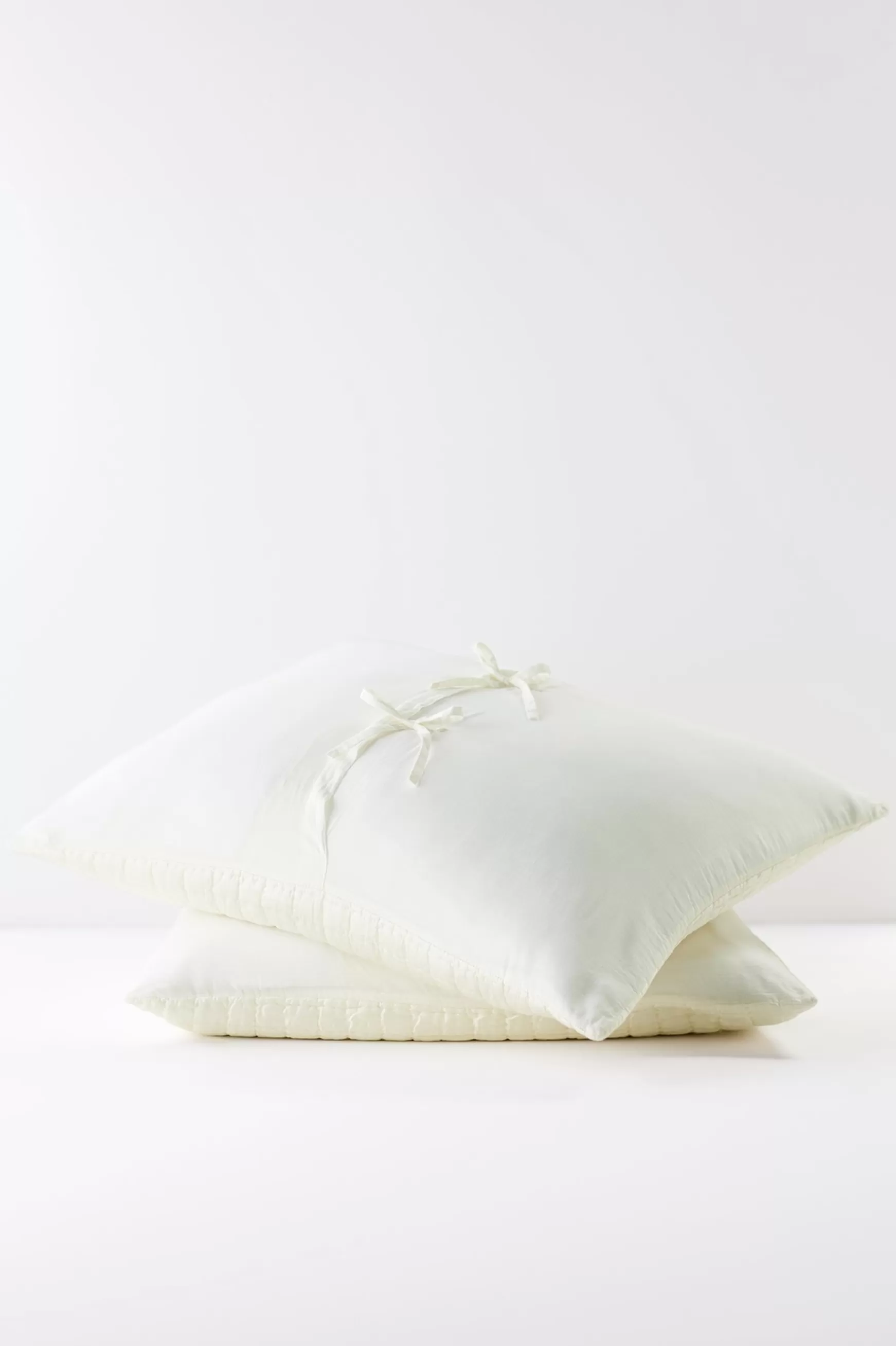 Soft Surroundings pillowcases & shams-Blanche Voile Euro Sham