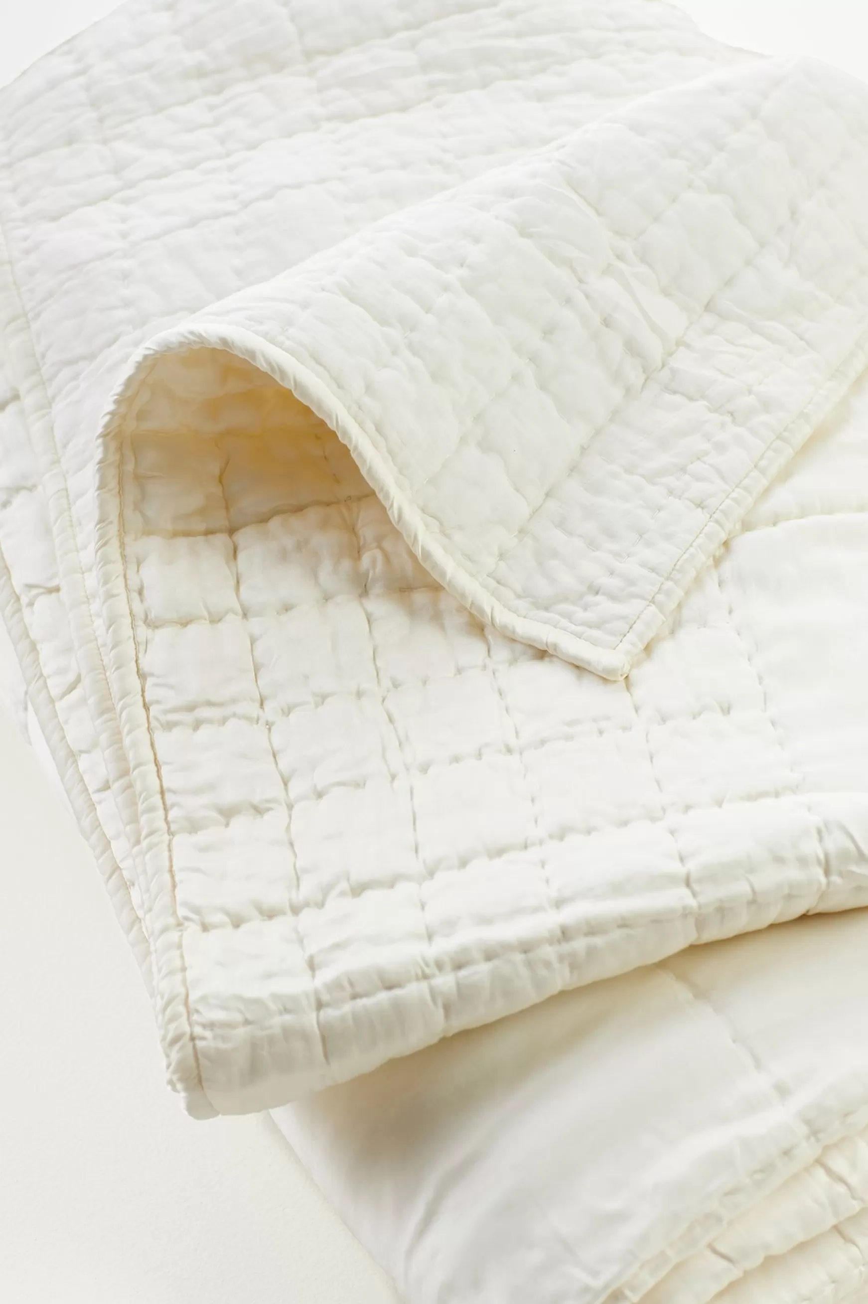 Soft Surroundings quilts, coverlets & duvet covers-Blanche Voile Quilt