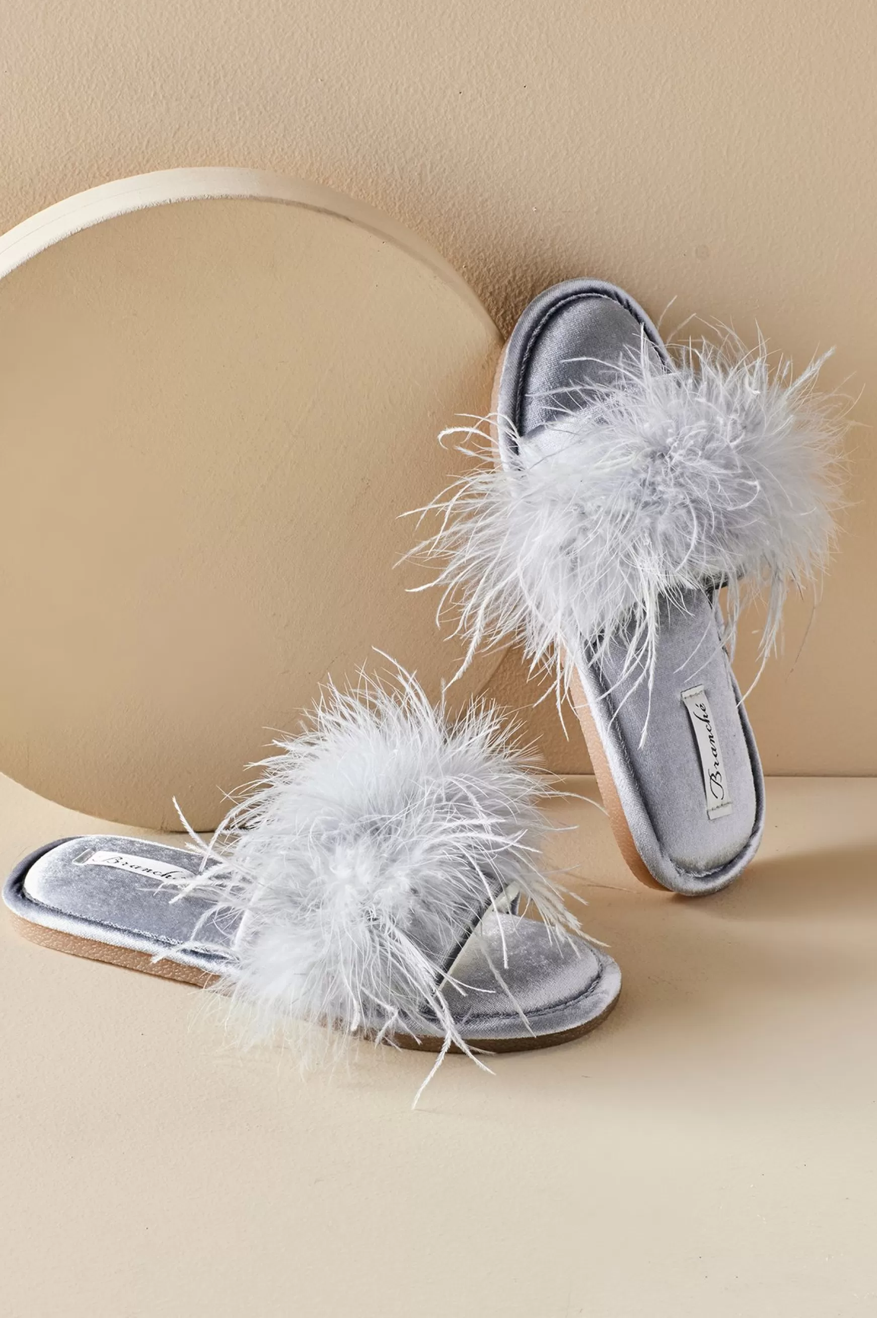 Soft Surroundings socks & slippers-Branche Kiki Feather Slipper