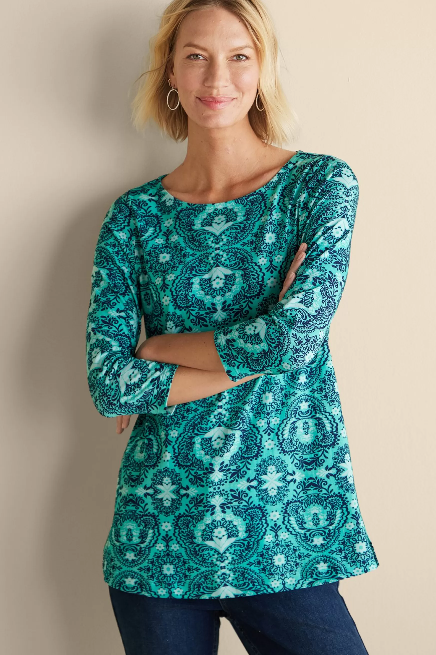 Soft Surroundings Into The Blues | Vacation Shop-Catherine Tunic