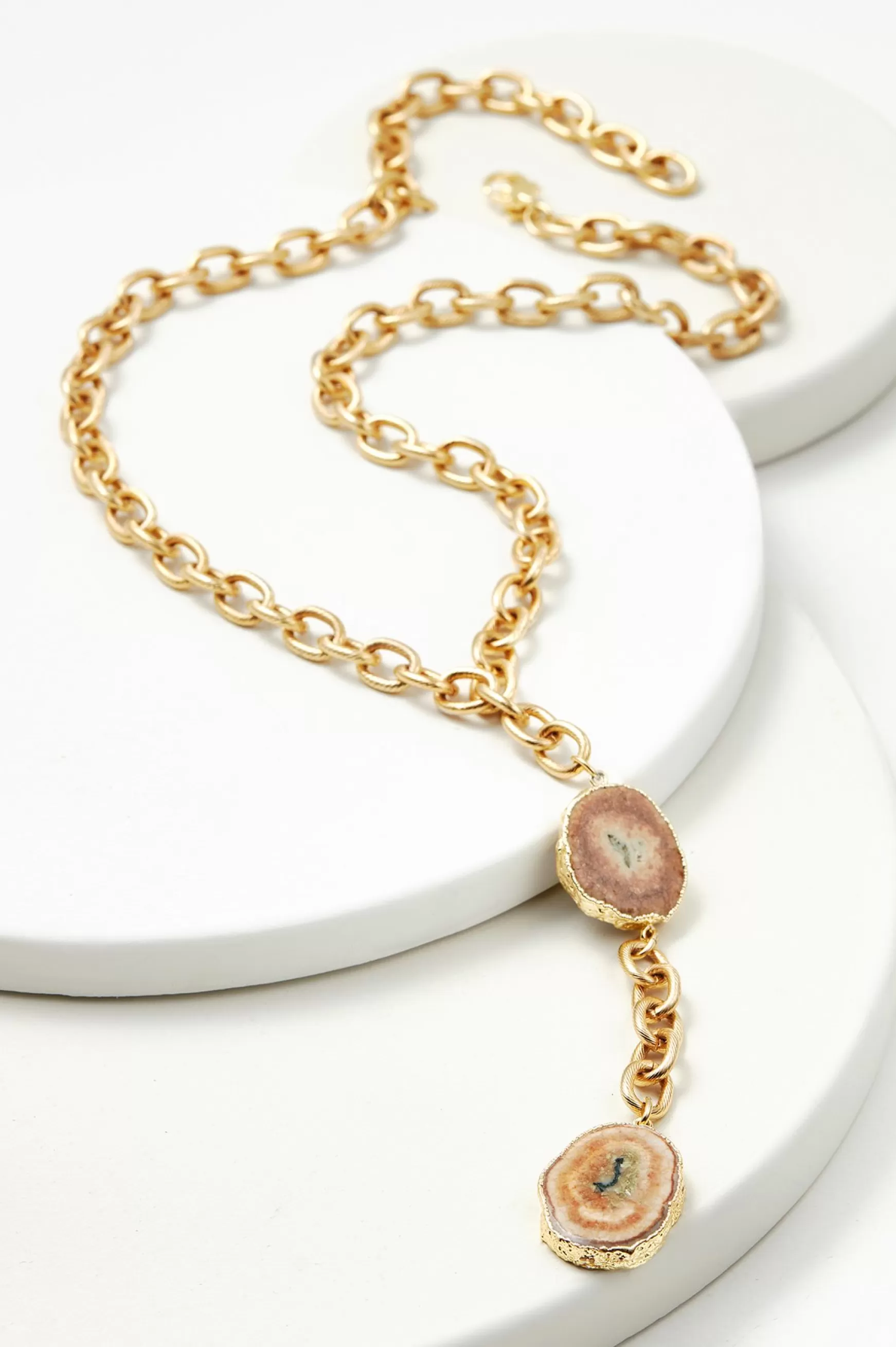 Soft Surroundings Necklaces | necklaces-Cressa Double Pendant Necklace