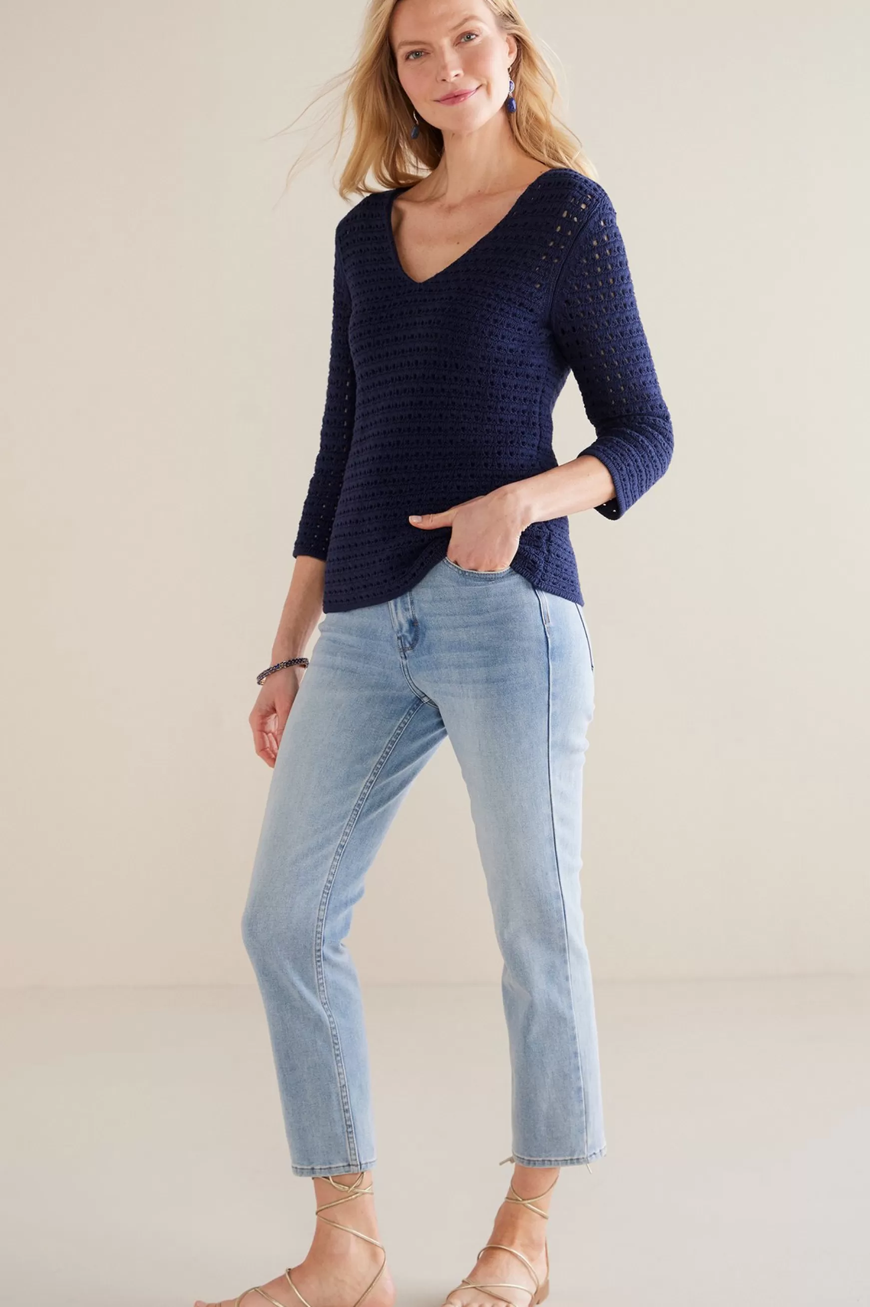 Soft Surroundings Sweaters & Cardigans | three quarter length-Estrella Sweater