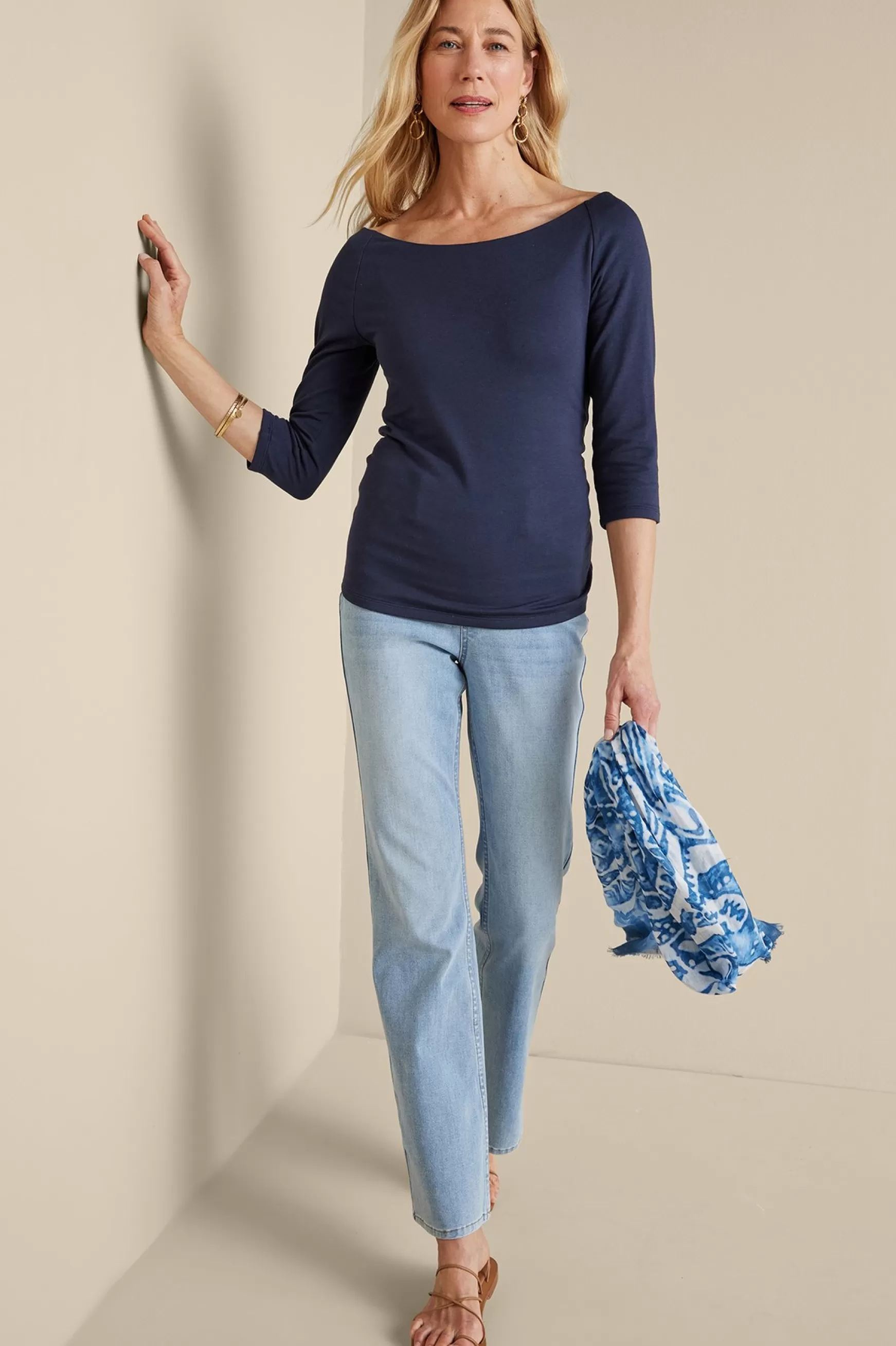 Soft Surroundings Into The Blues | Vacation Shop-Giada Top