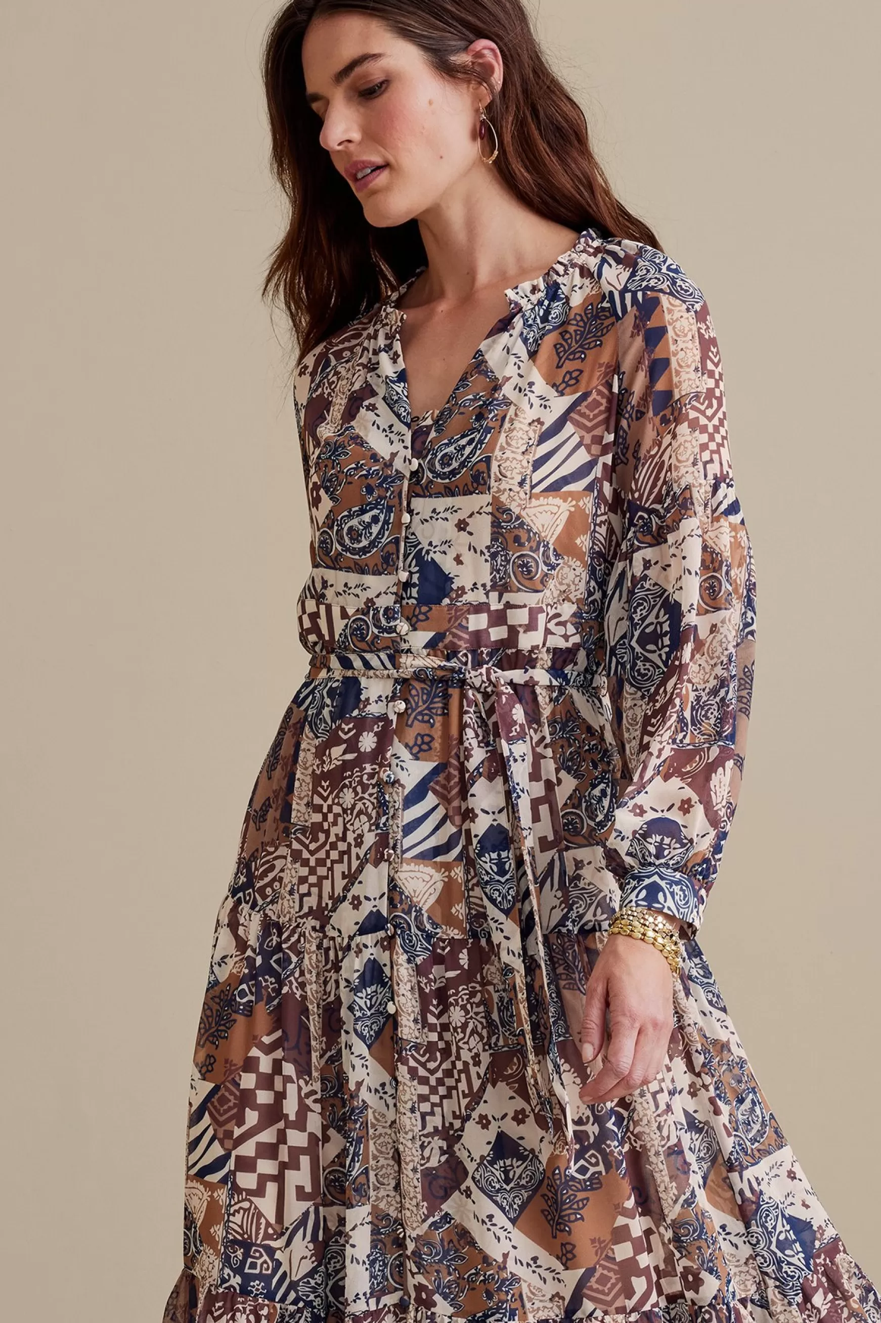 Soft Surroundings Feminine Flourish | between season-Hailey Dress