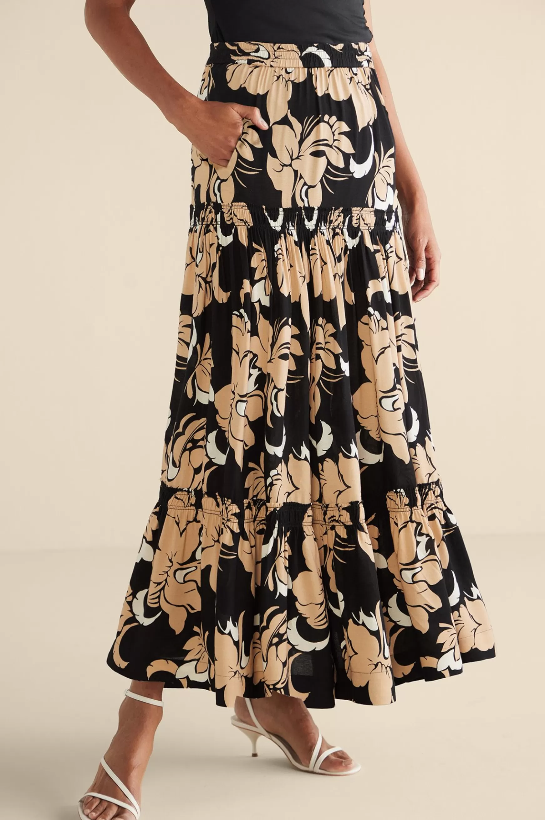 Soft Surroundings Vacation Shop | Skirts-Halona Maxi Skirt