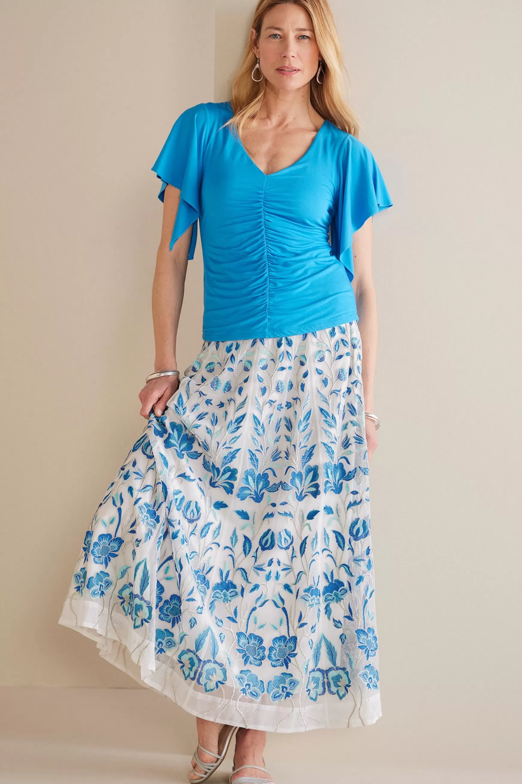 Soft Surroundings Skirts-Imani Maxi Skirt