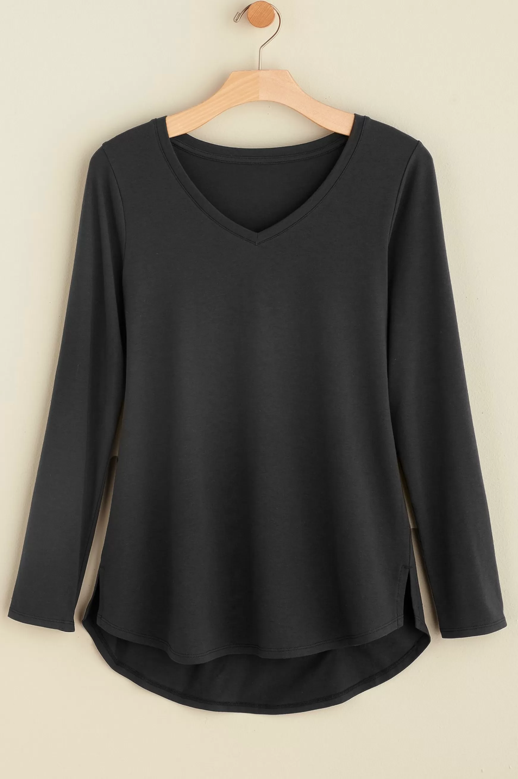 Soft Surroundings Everyday Styles | long sleeve-Isabel Pima Long Sleeve Tee