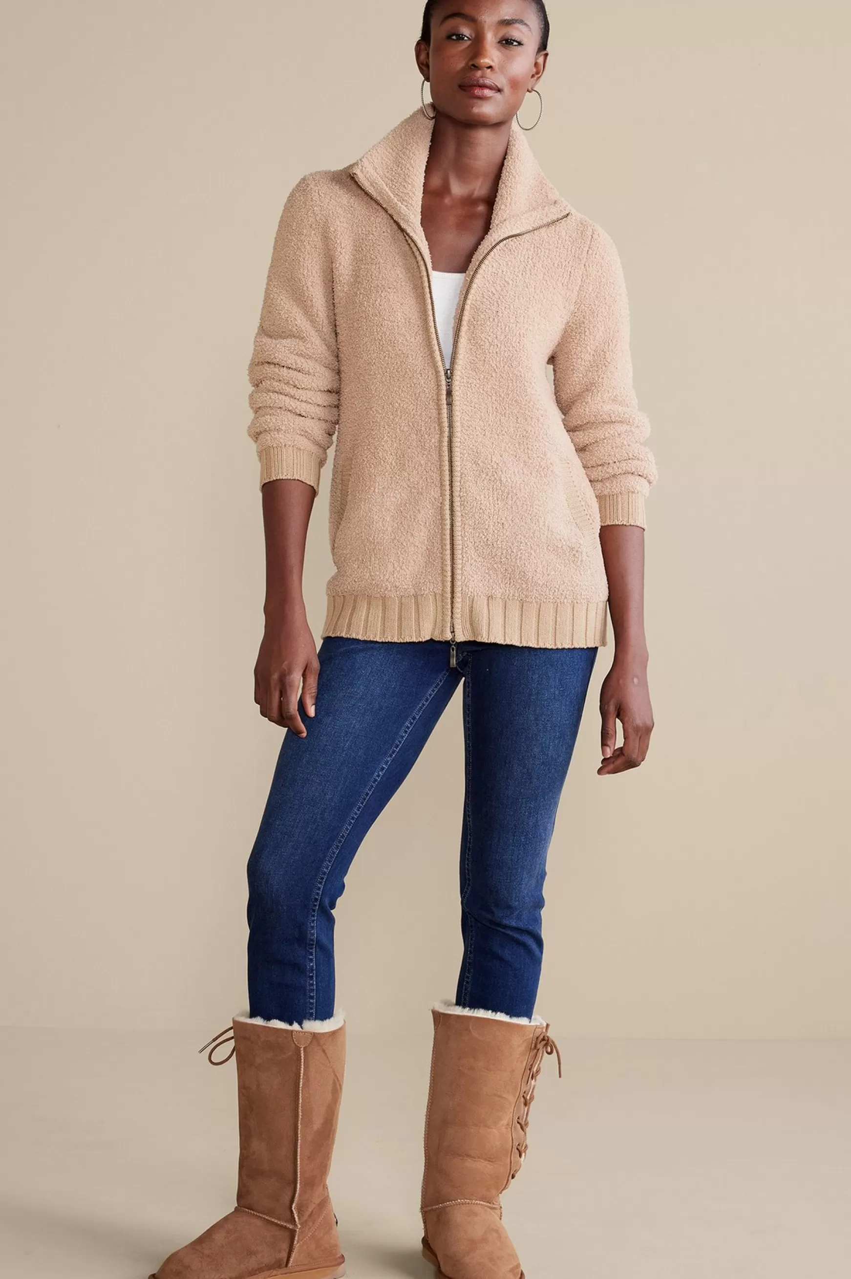 Soft Surroundings Sweaters & Cardigans-Lyla Teddy Cardigan