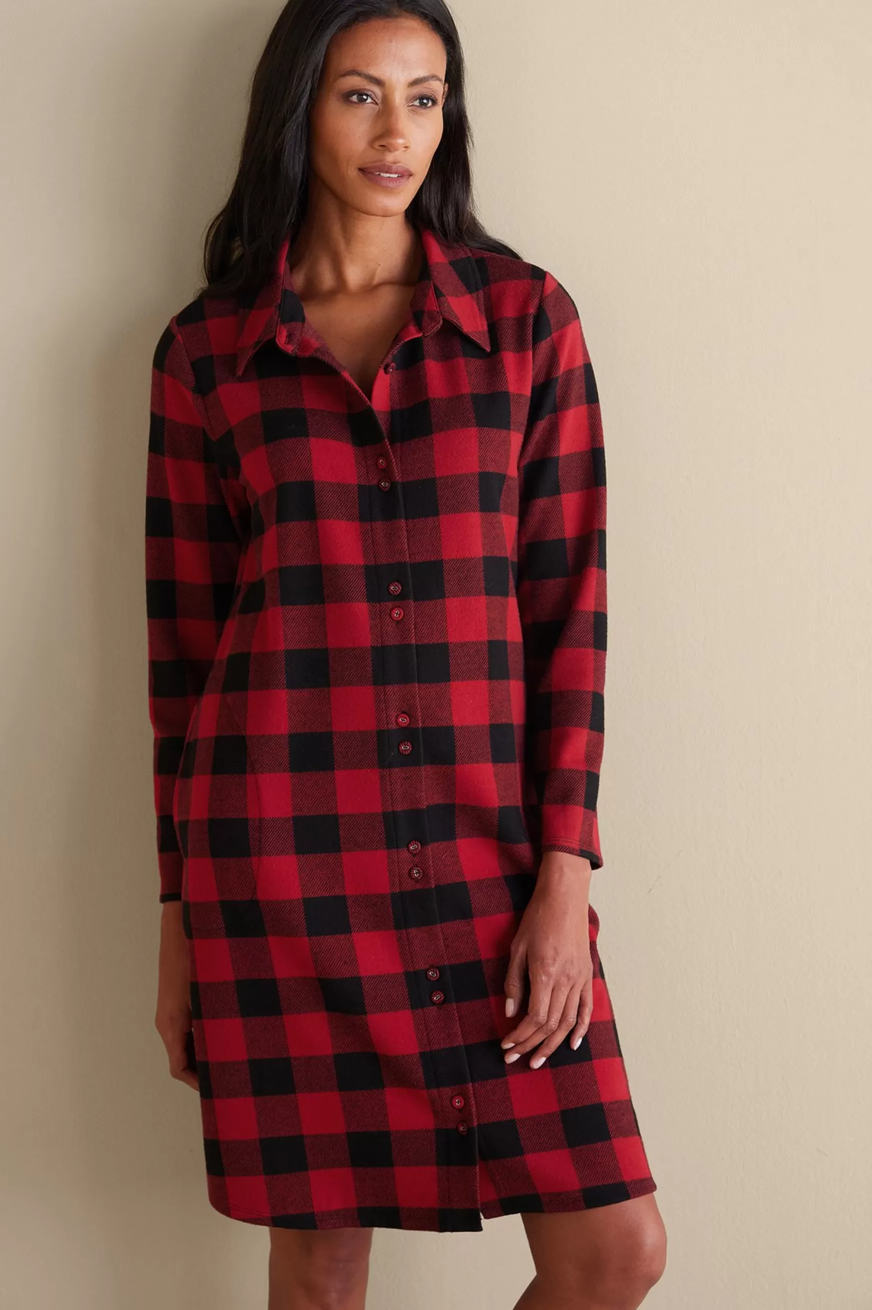 Soft Surroundings Sleepwear & Lounge-Mad About Plaid Sleep Dress