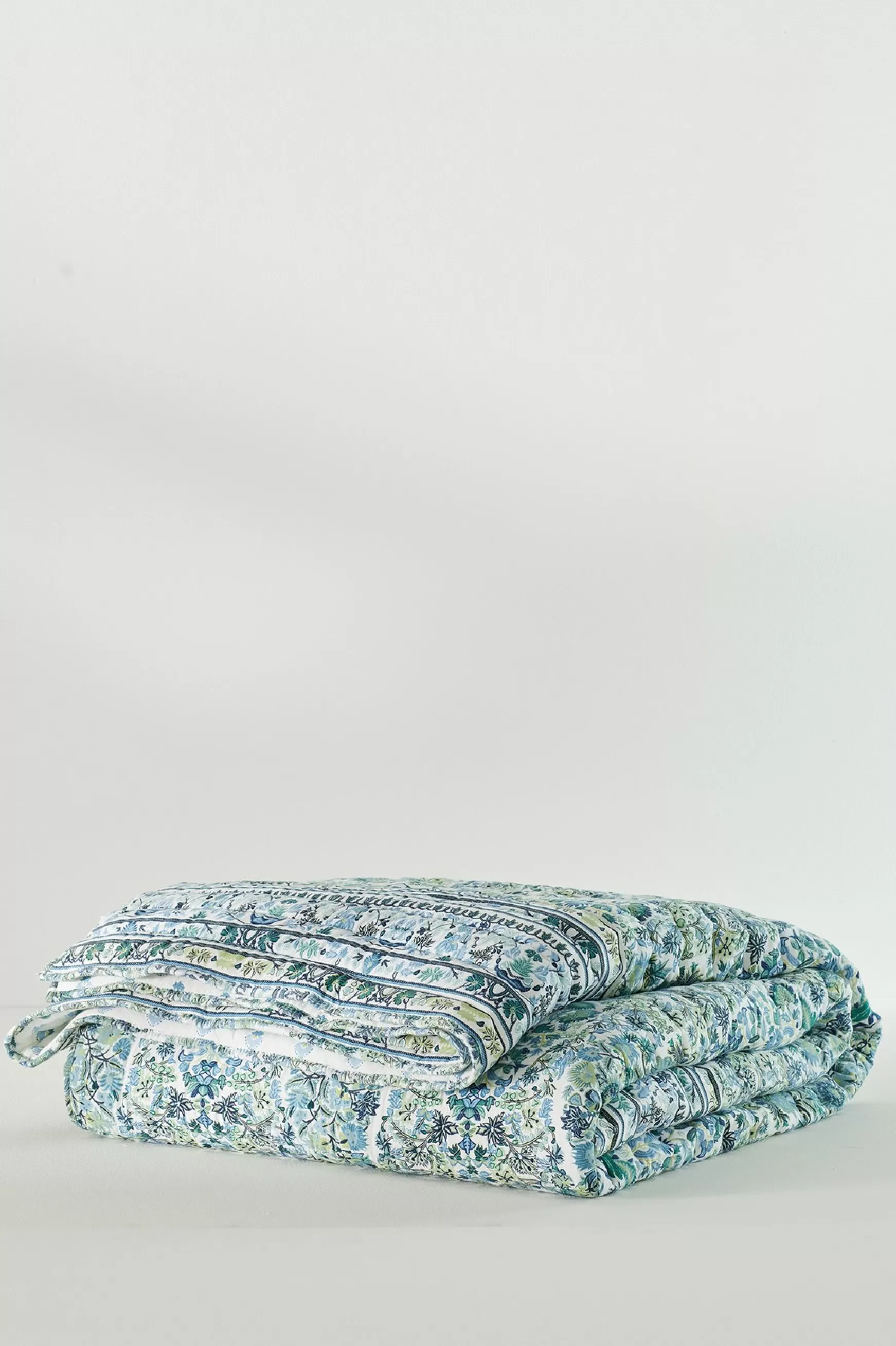 Soft Surroundings quilts, coverlets & duvet covers-Margo Iris Reversible Printed Quilt