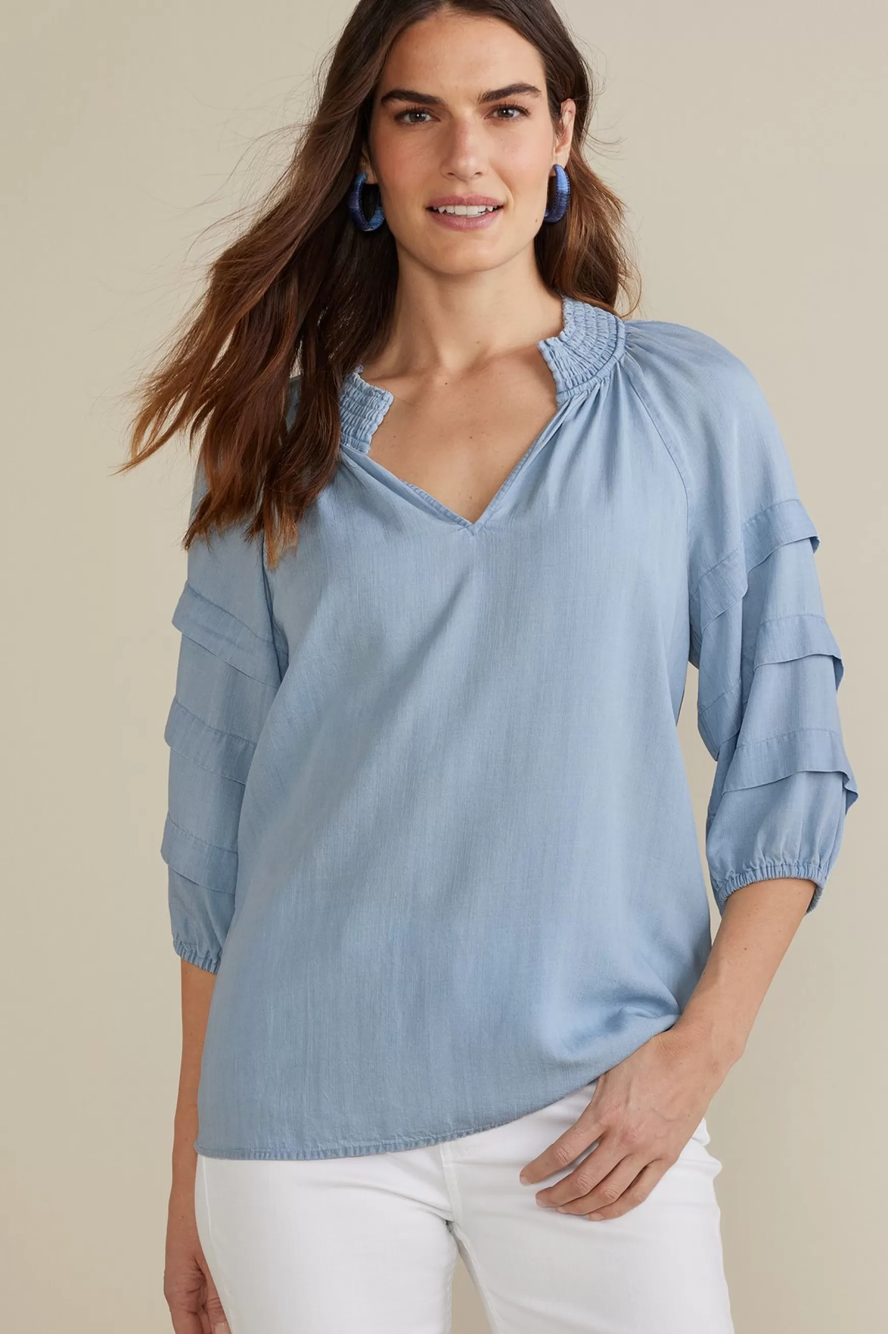 Soft Surroundings three quarter length | pullovers-Marisol TENCEL™ Top