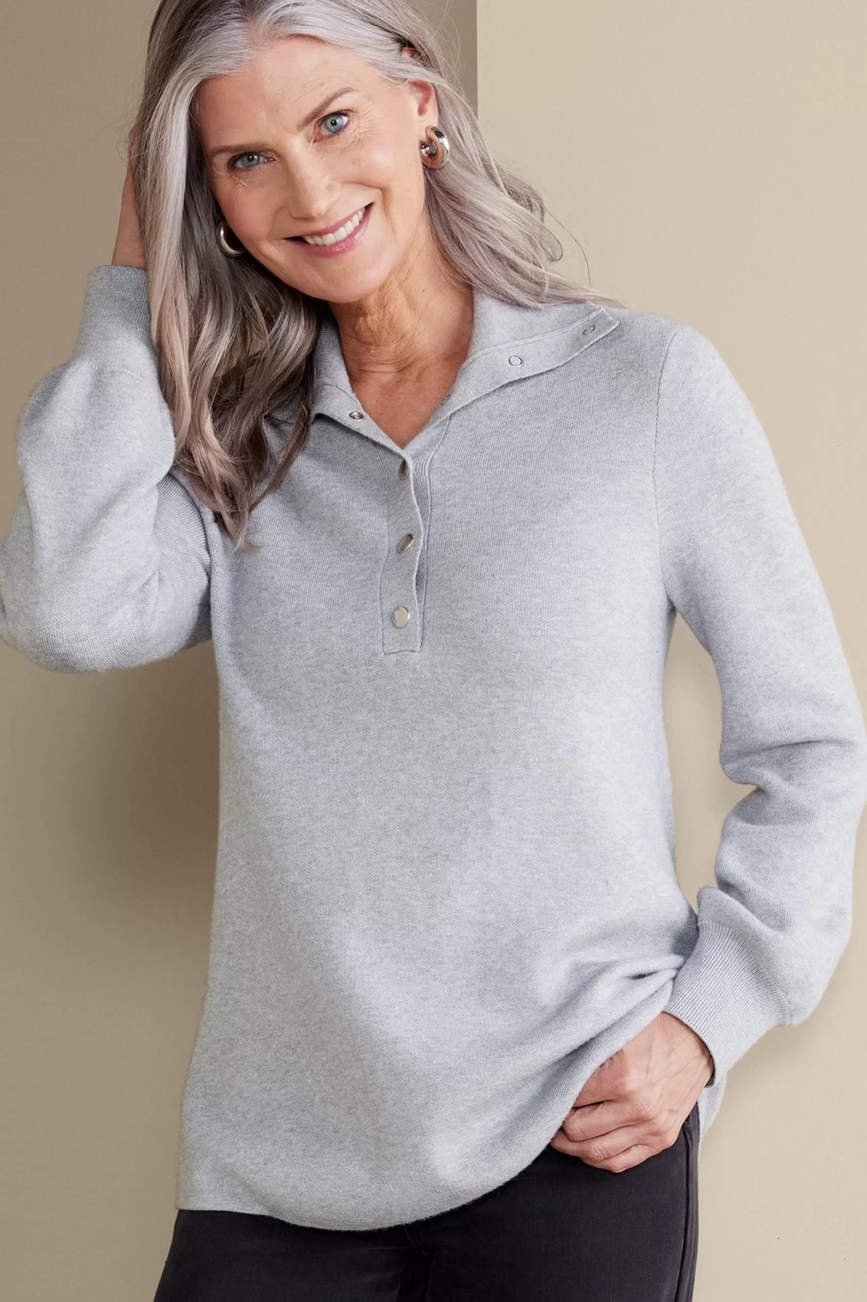 Soft Surroundings Feminine Flourish | Everyday Styles-Meria Sweater Tunic