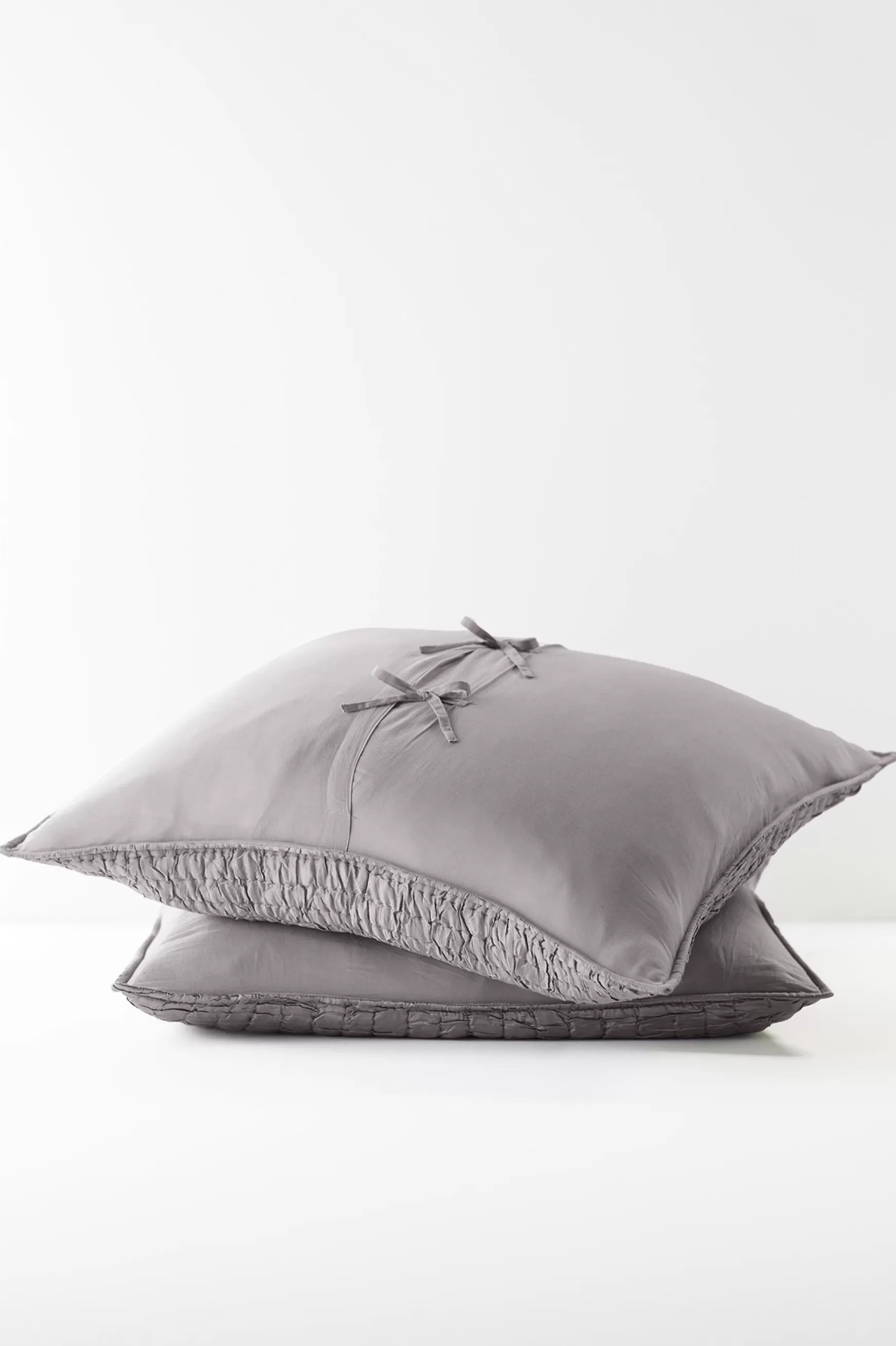 Soft Surroundings pillowcases & shams-Nicolette Crinkle Sham