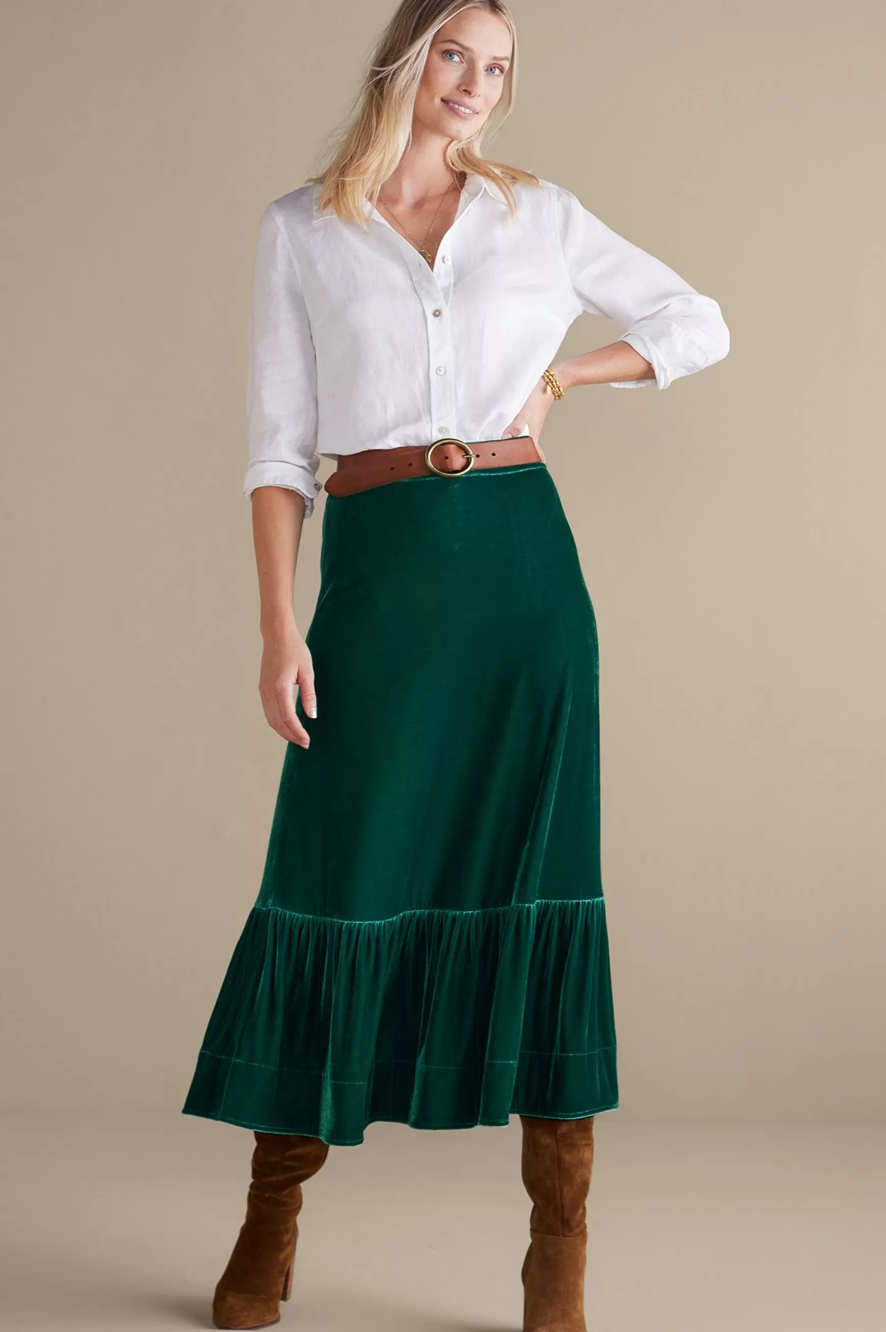 Soft Surroundings EVelvet Styles | Skirts-Noelle Velvet Skirt