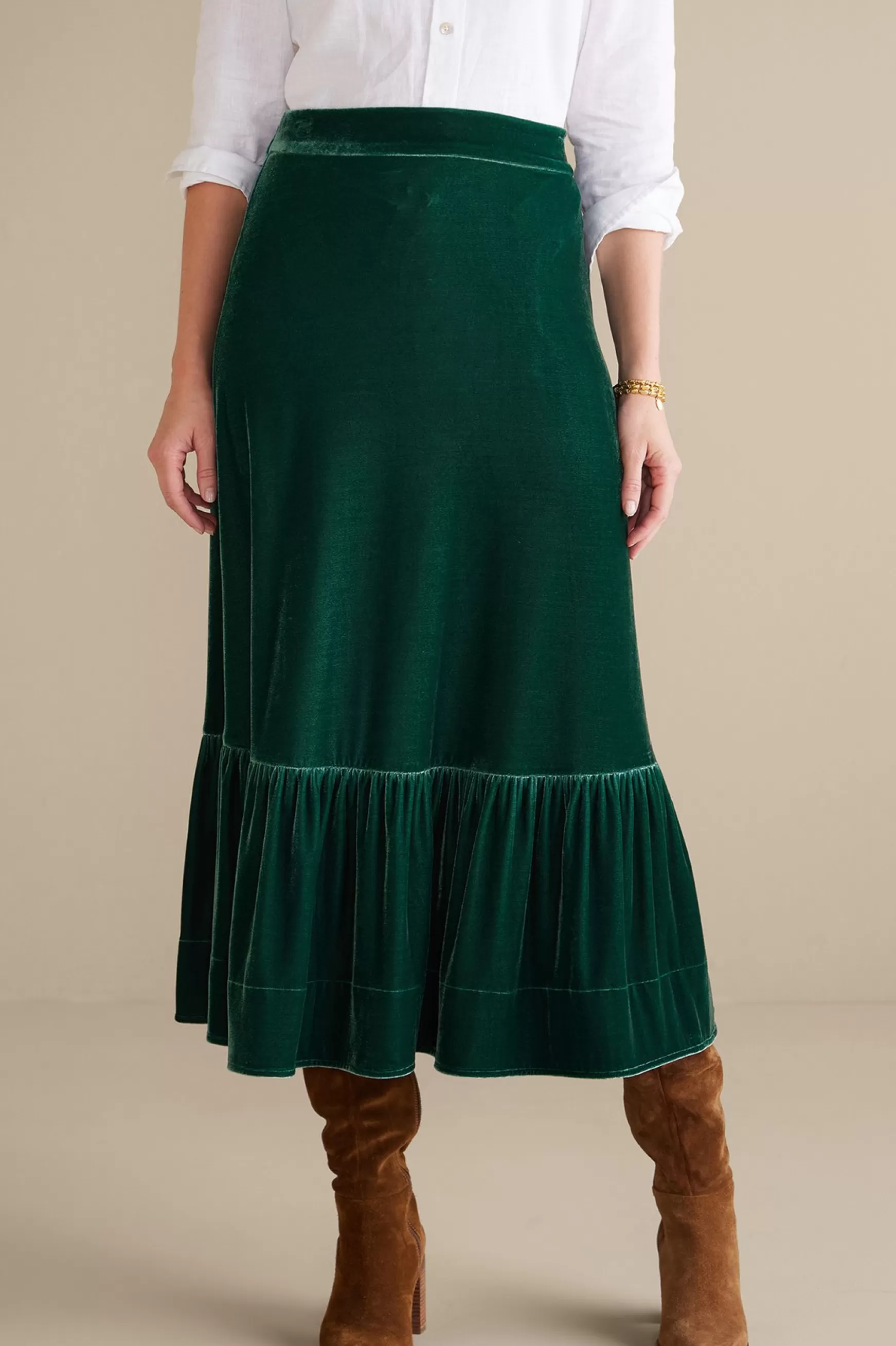 Soft Surroundings EVelvet Styles | Skirts-Noelle Velvet Skirt