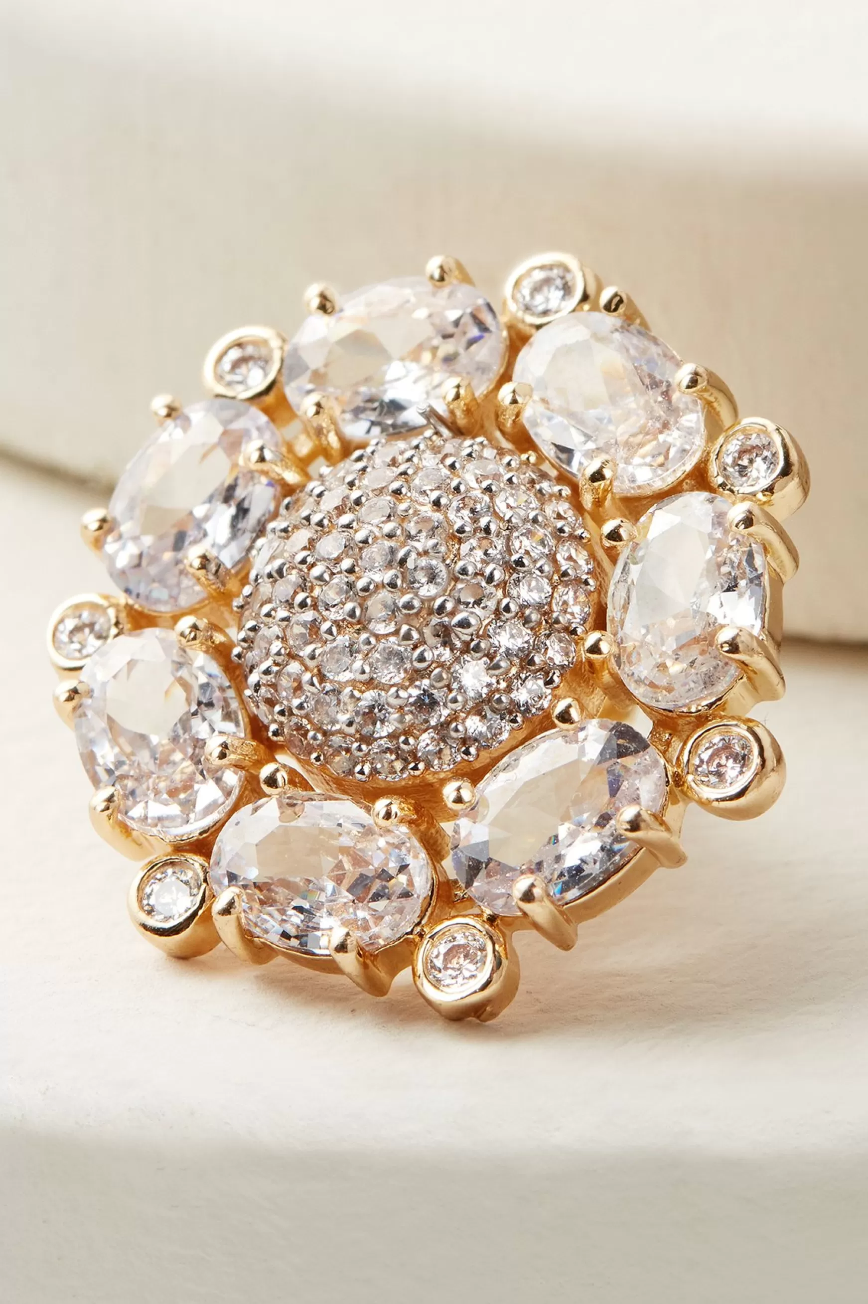 Soft Surroundings rings & pins-Petite Sunburst Brooch