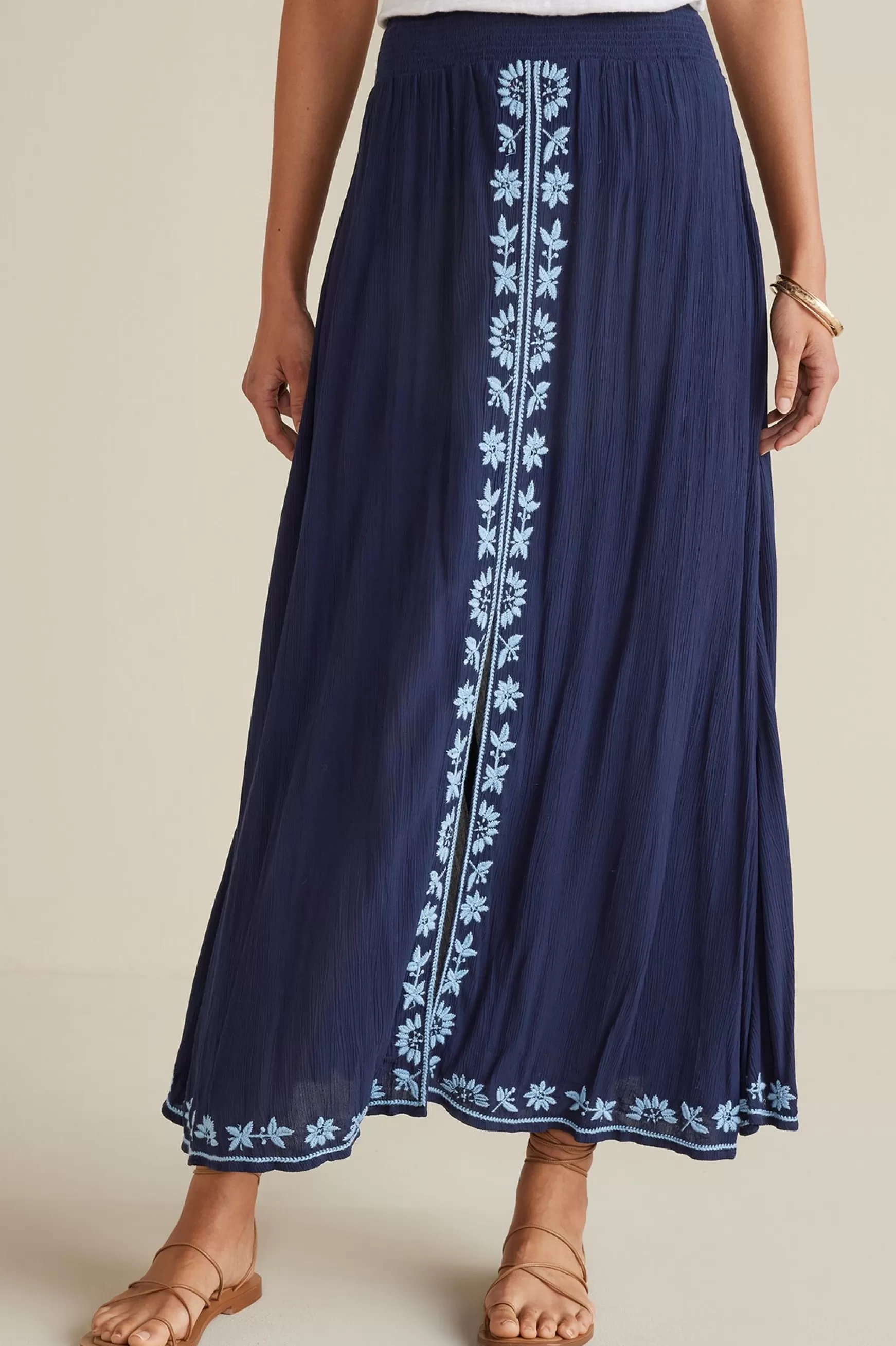 Soft Surroundings Into The Blues | Gauze Shop-Petites Adele Gauze Maxi Skirt