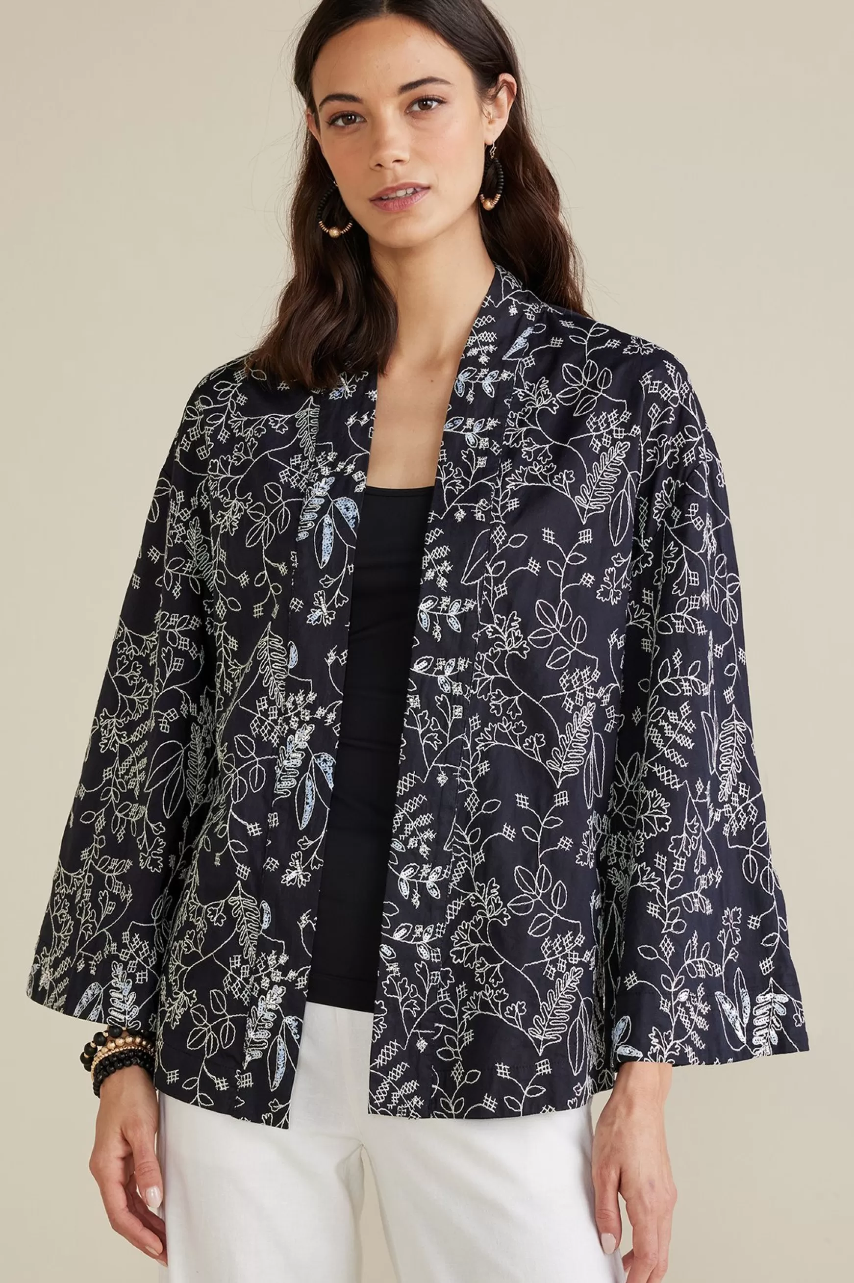 Soft Surroundings Global Artistry | Jackets & Coats-Petites Beatrix Topper