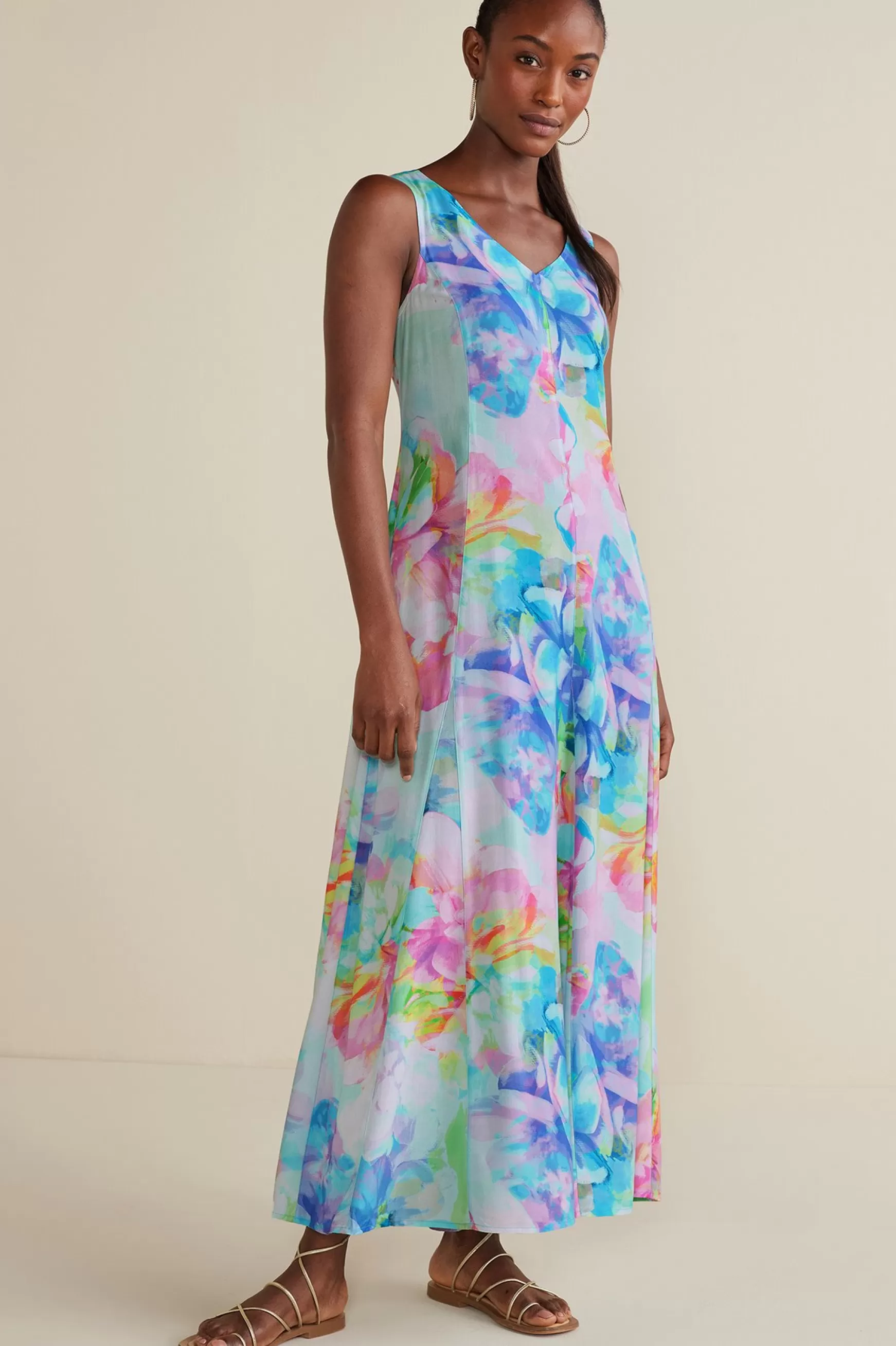 Soft Surroundings The Floral Shop | Dresses-Petites Brenda Maxi Dress