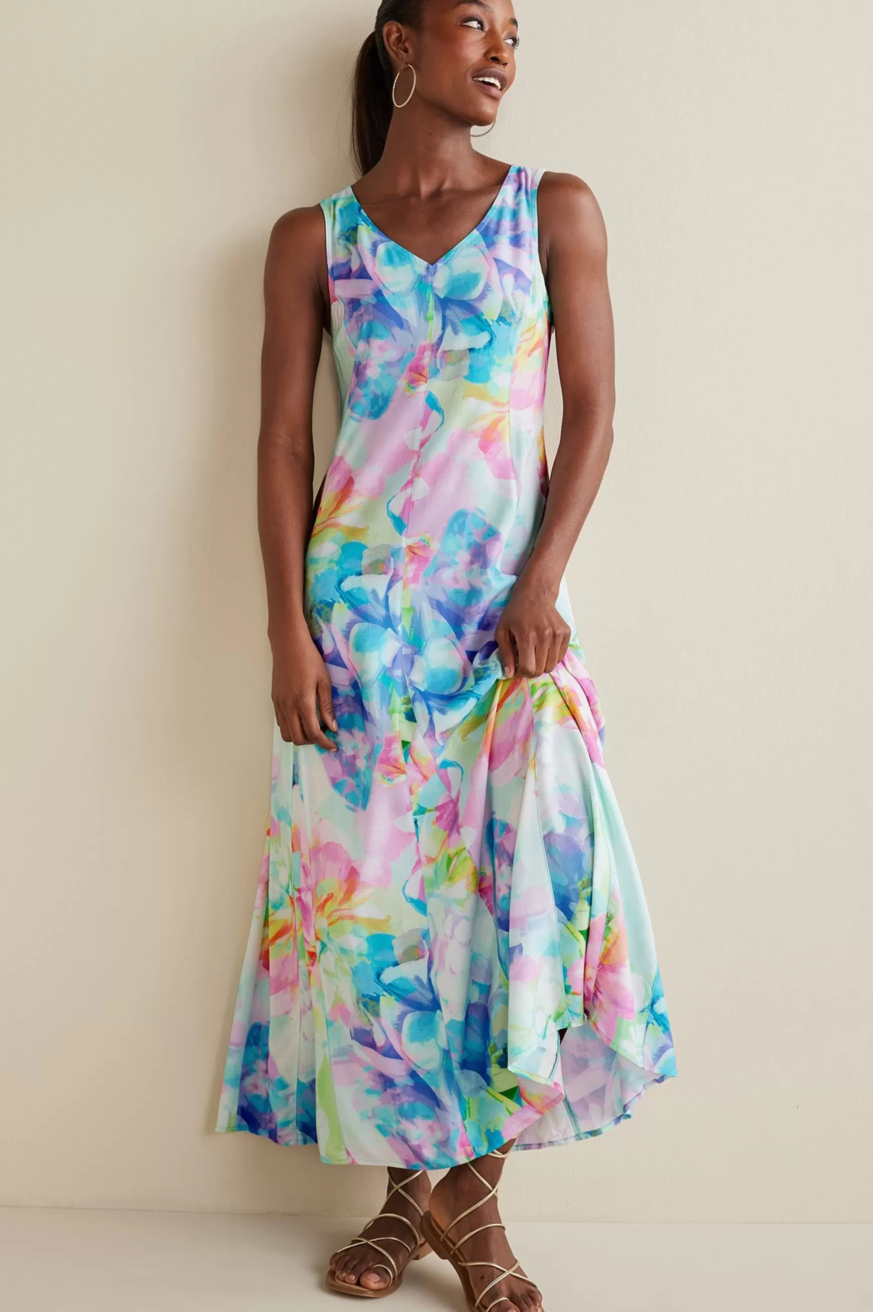 Soft Surroundings The Floral Shop | Dresses-Petites Brenda Maxi Dress