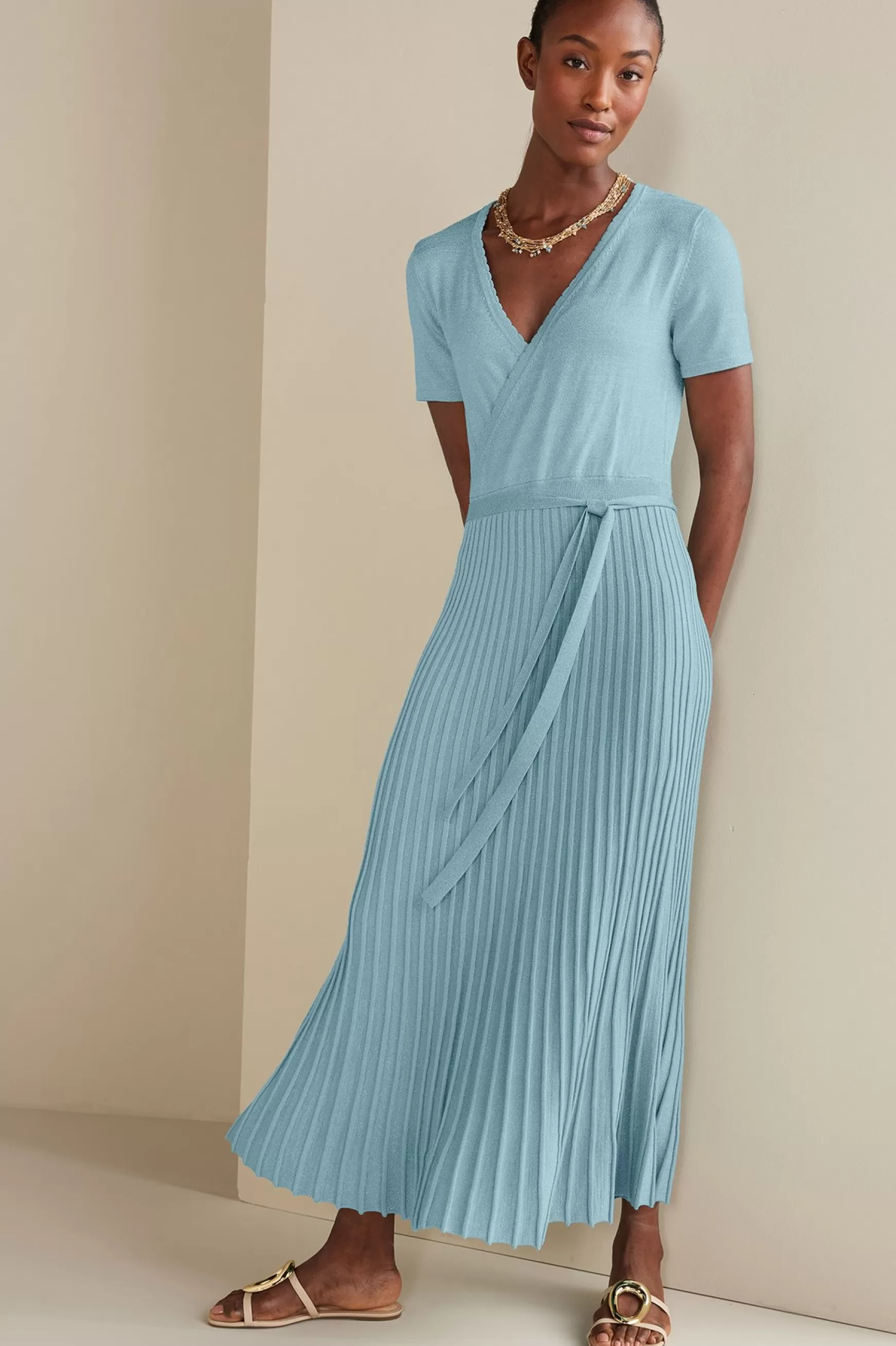 Soft Surroundings Into The Blues | Dresses-Petites Janelle Maxi Dress