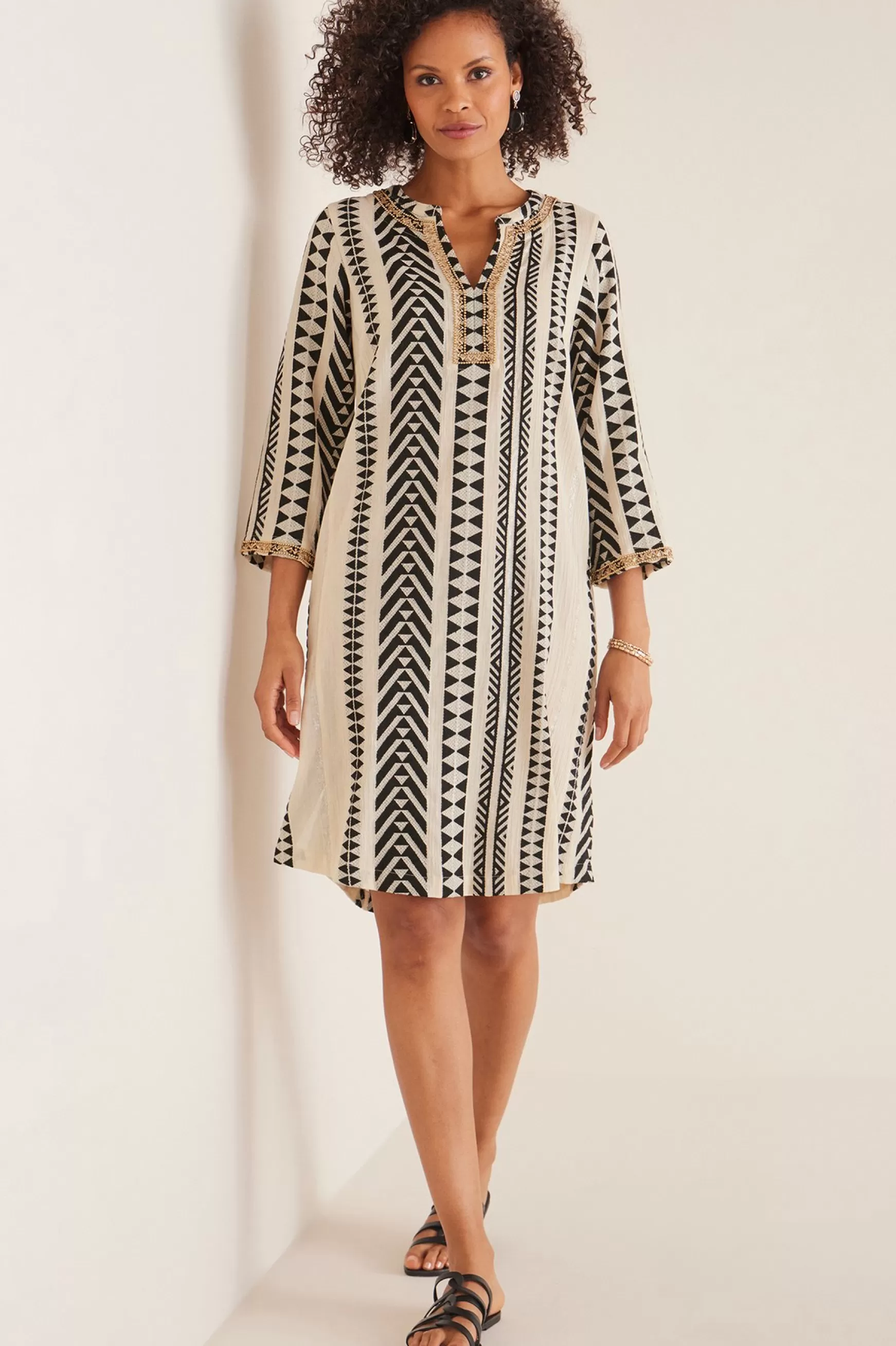 Soft Surroundings patterned | short-Petites Rhea Dress