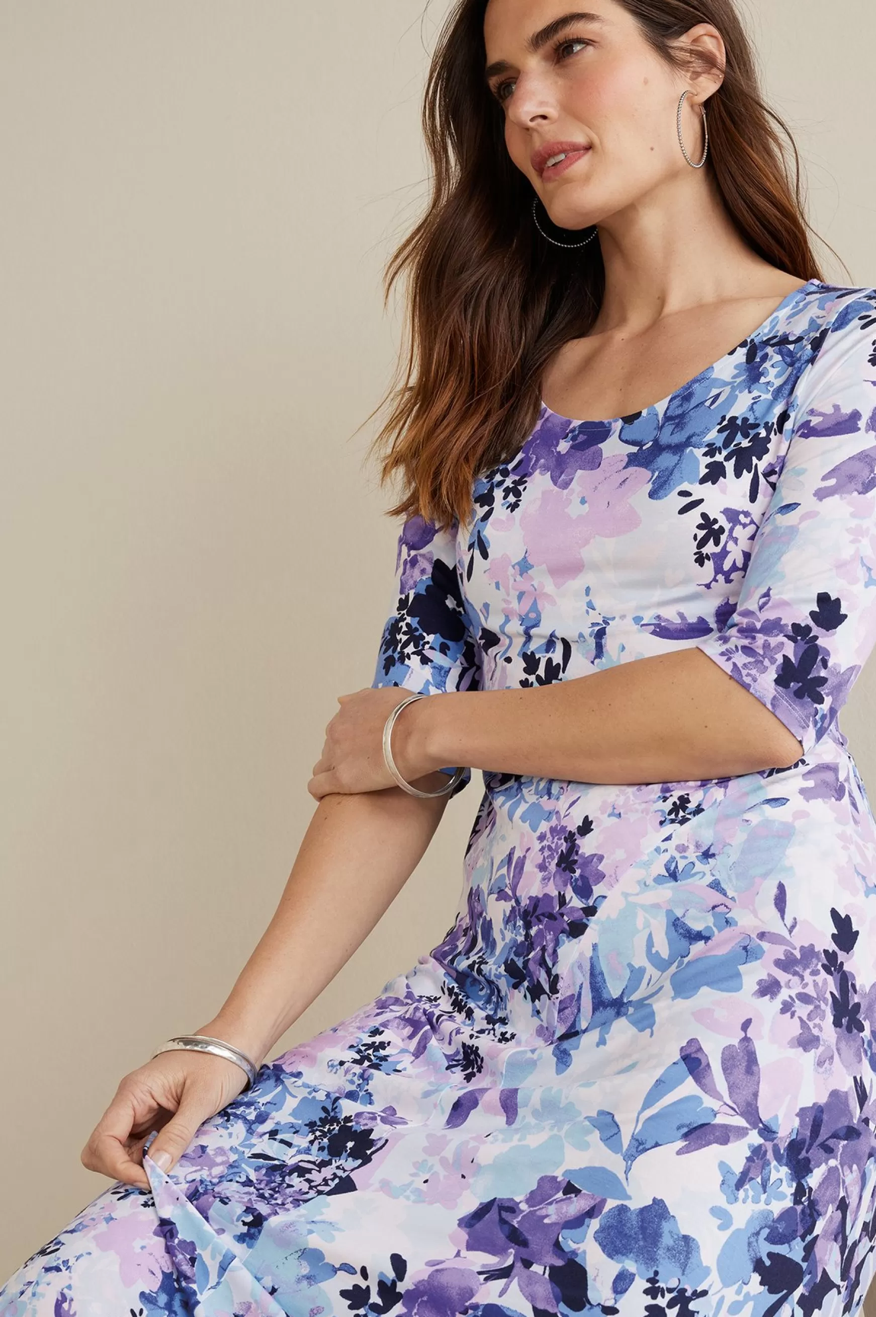 Soft Surroundings Feminine Flourish | The Floral Shop-Petites Vivienne Dress