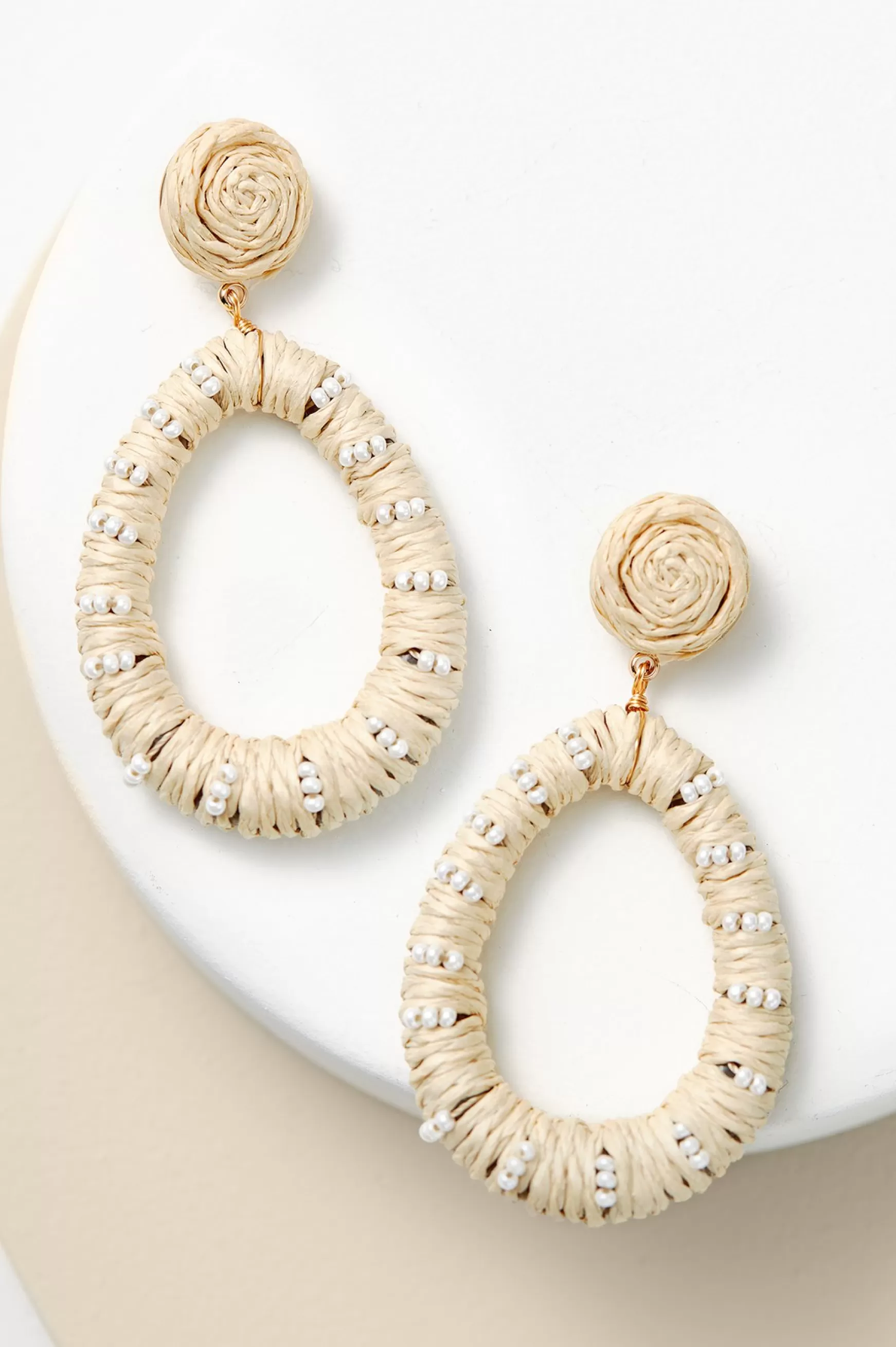 Soft Surroundings Earrings | earrings-Playa Bead Drop Earring