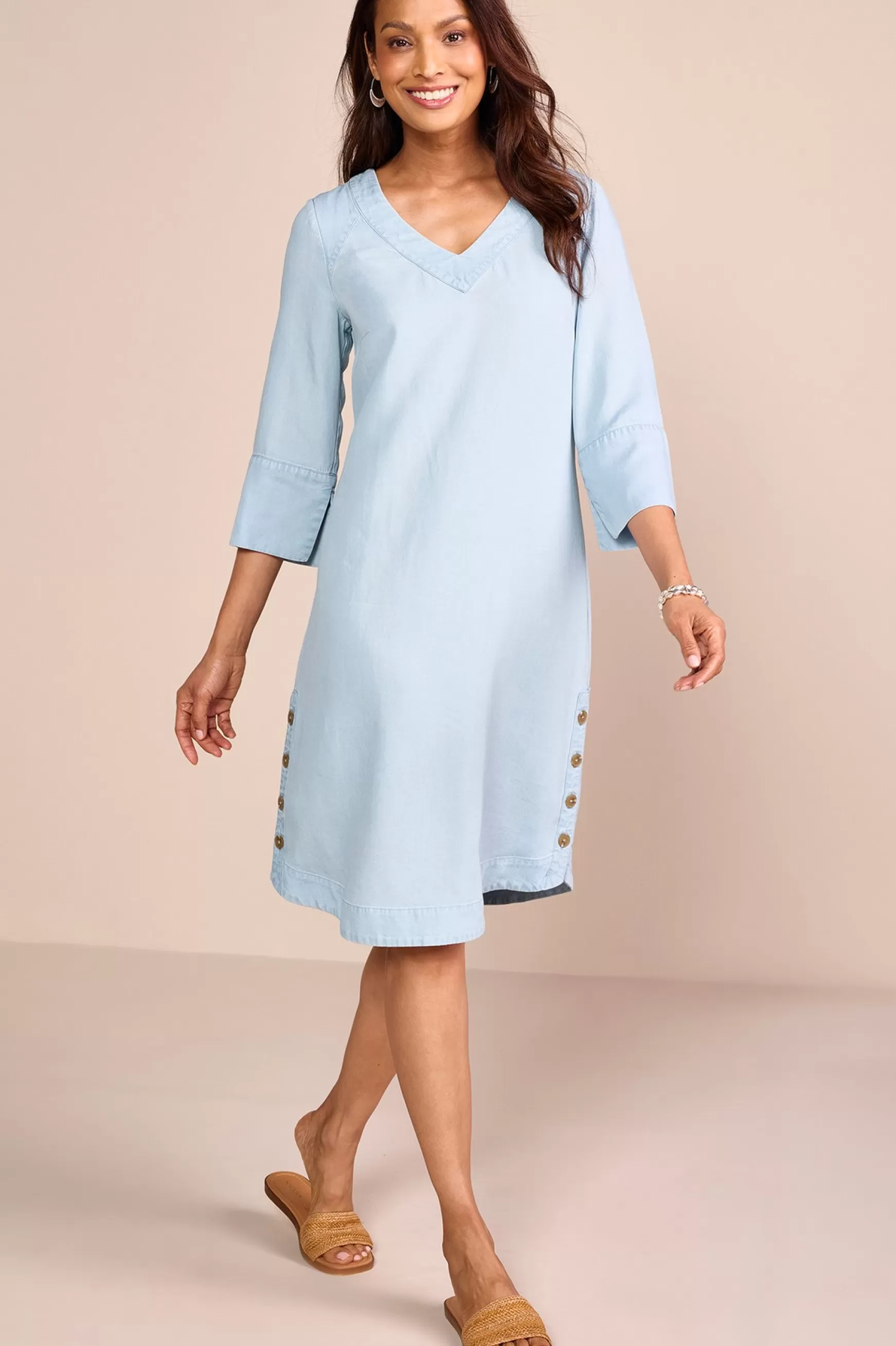 Soft Surroundings Into The Blues | Vacation Shop-Positano Getaway Dress