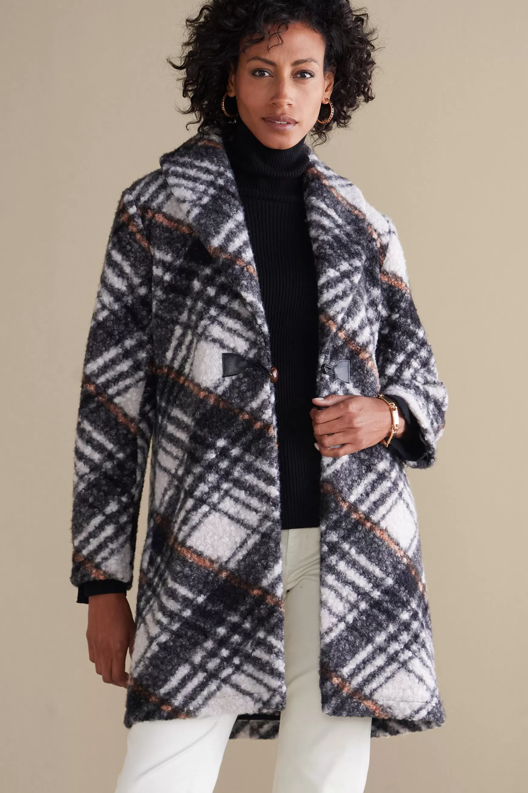 Soft Surroundings Jackets & Coats-Rita Plaid Jacket