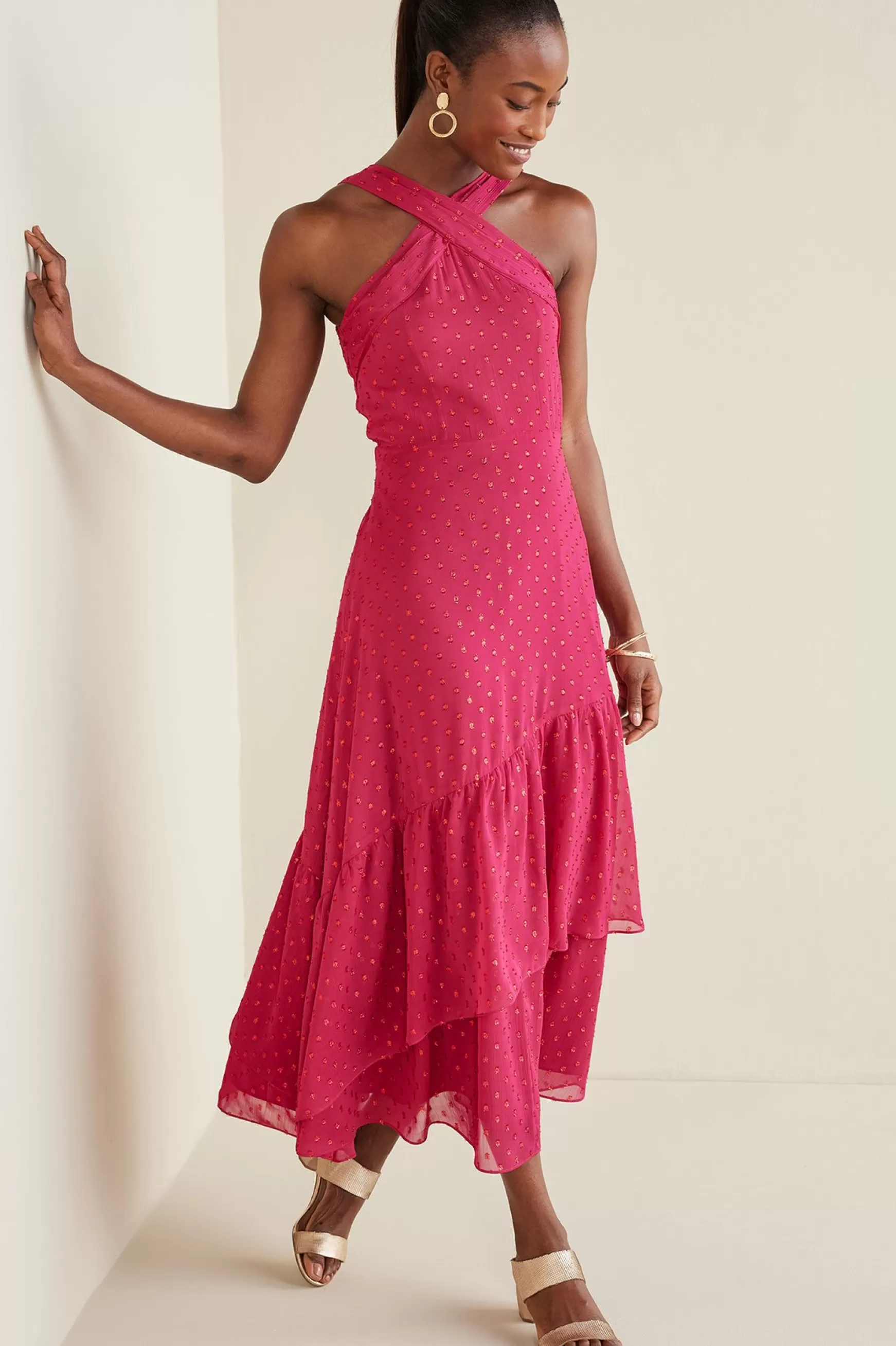 Soft Surroundings solids | patterned-Sanna Sparkling Maxi Dress