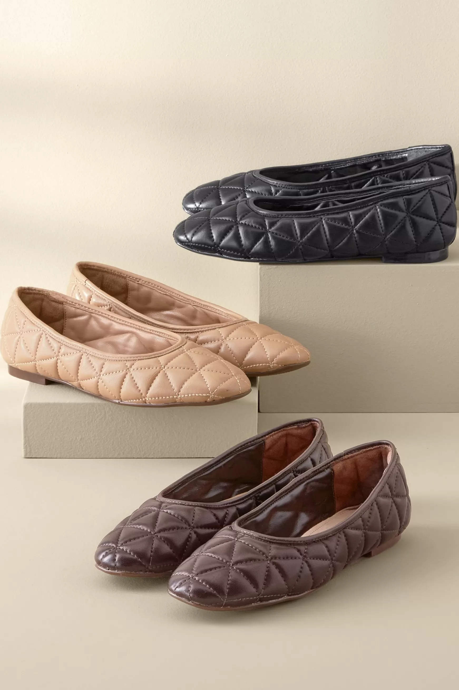 Soft Surroundings flats-Schutz Arissa Quilted Ballet Flat