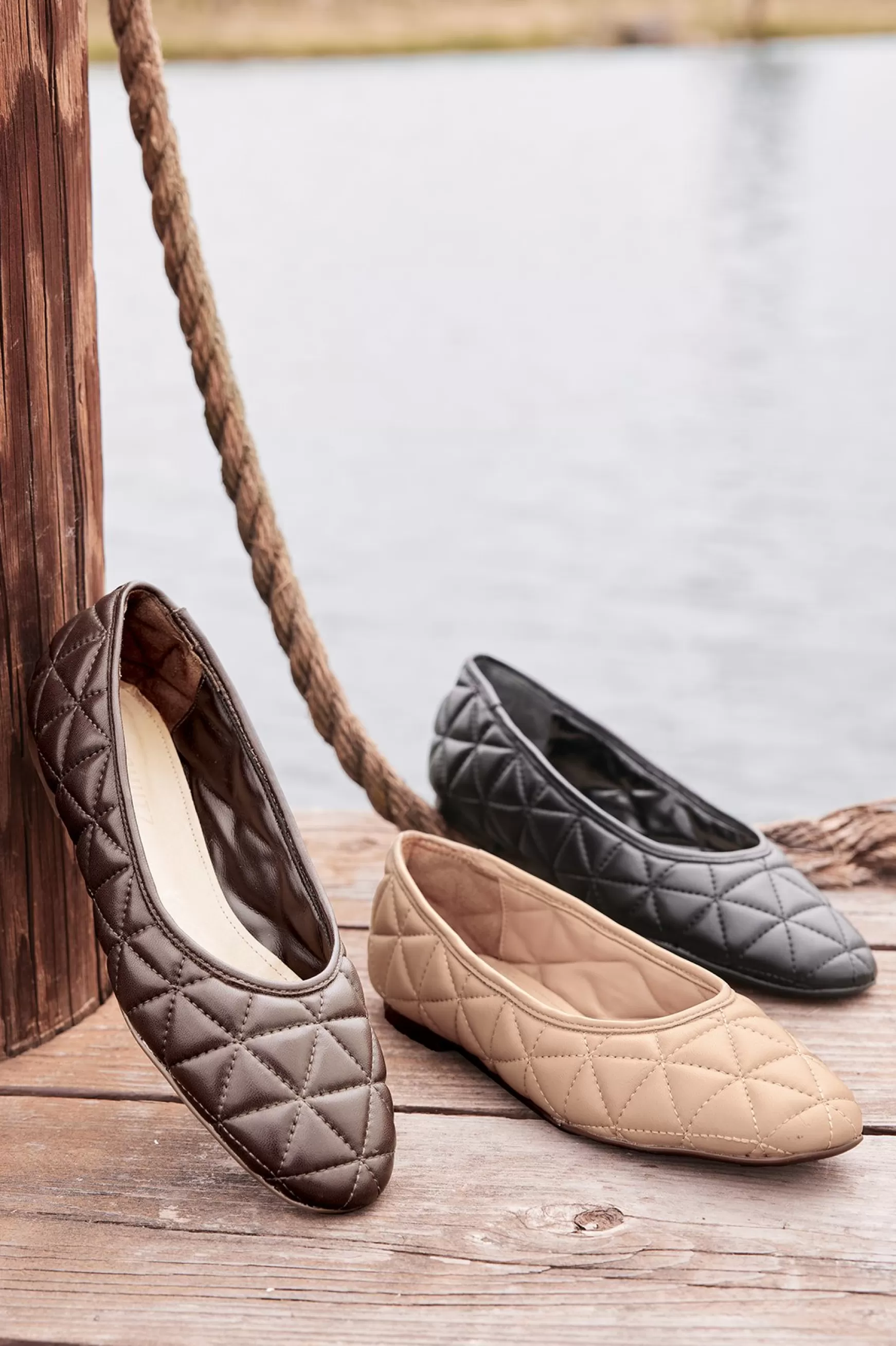 Soft Surroundings flats-Schutz Arissa Quilted Ballet Flat