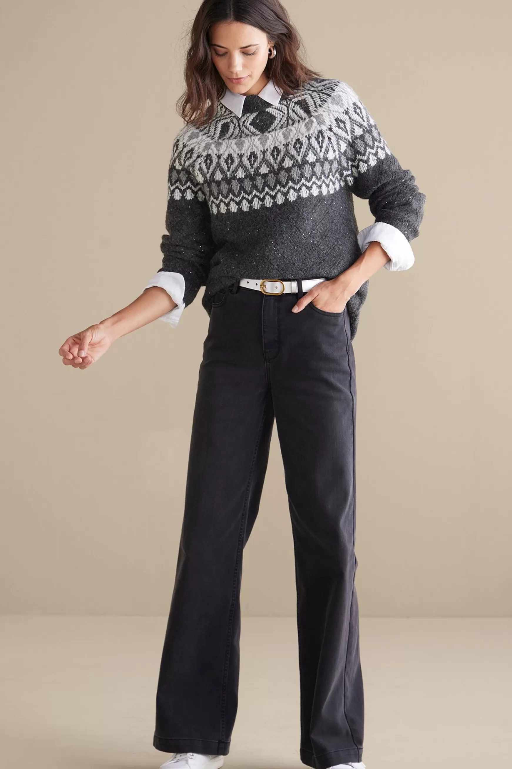 Soft Surroundings Everyday Styles | Sweaters & Cardigans-Seelie Fair Isle Sweater