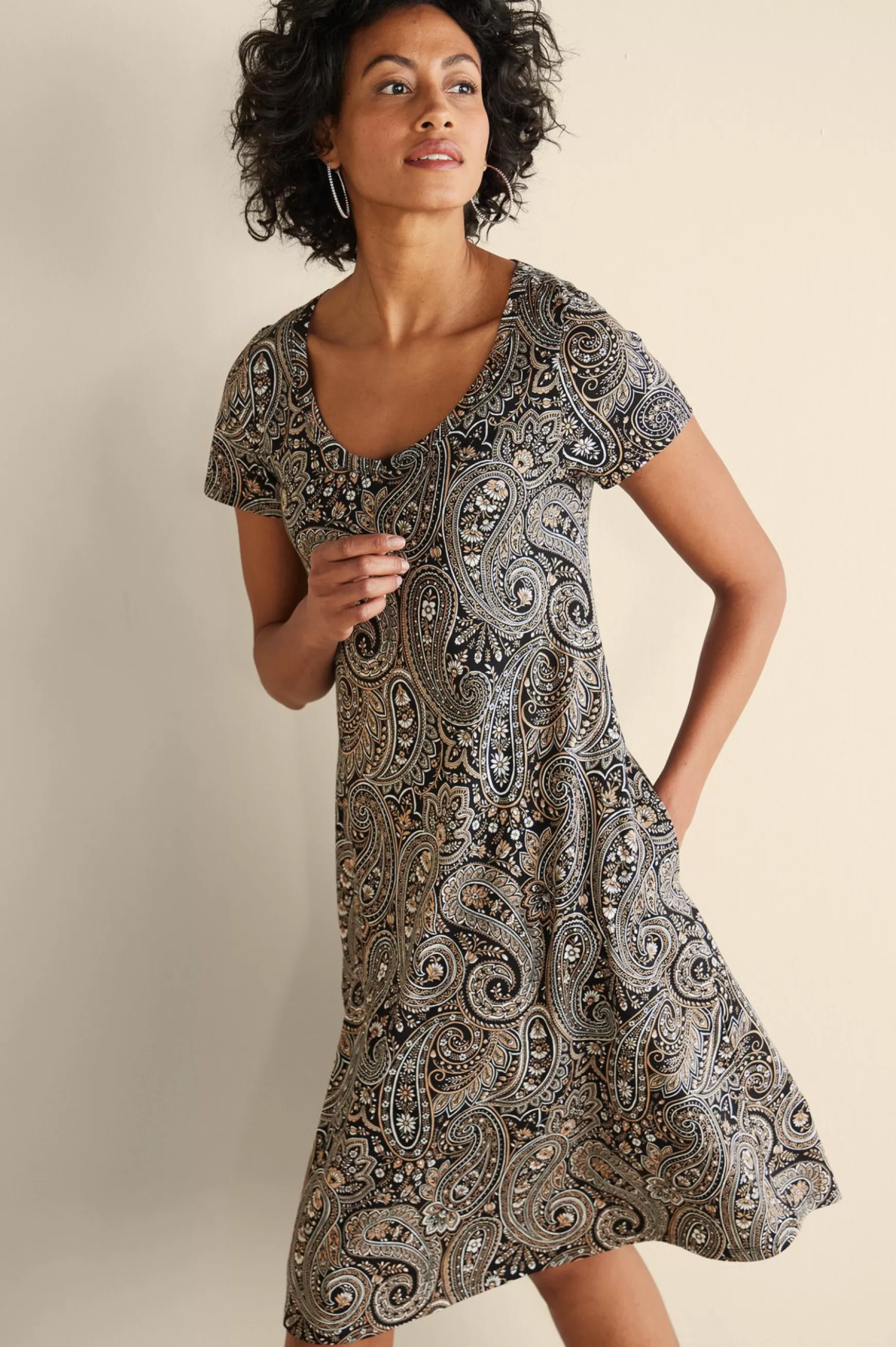 Soft Surroundings Vacation Shop | casual-Short Santiago Gaia Dress