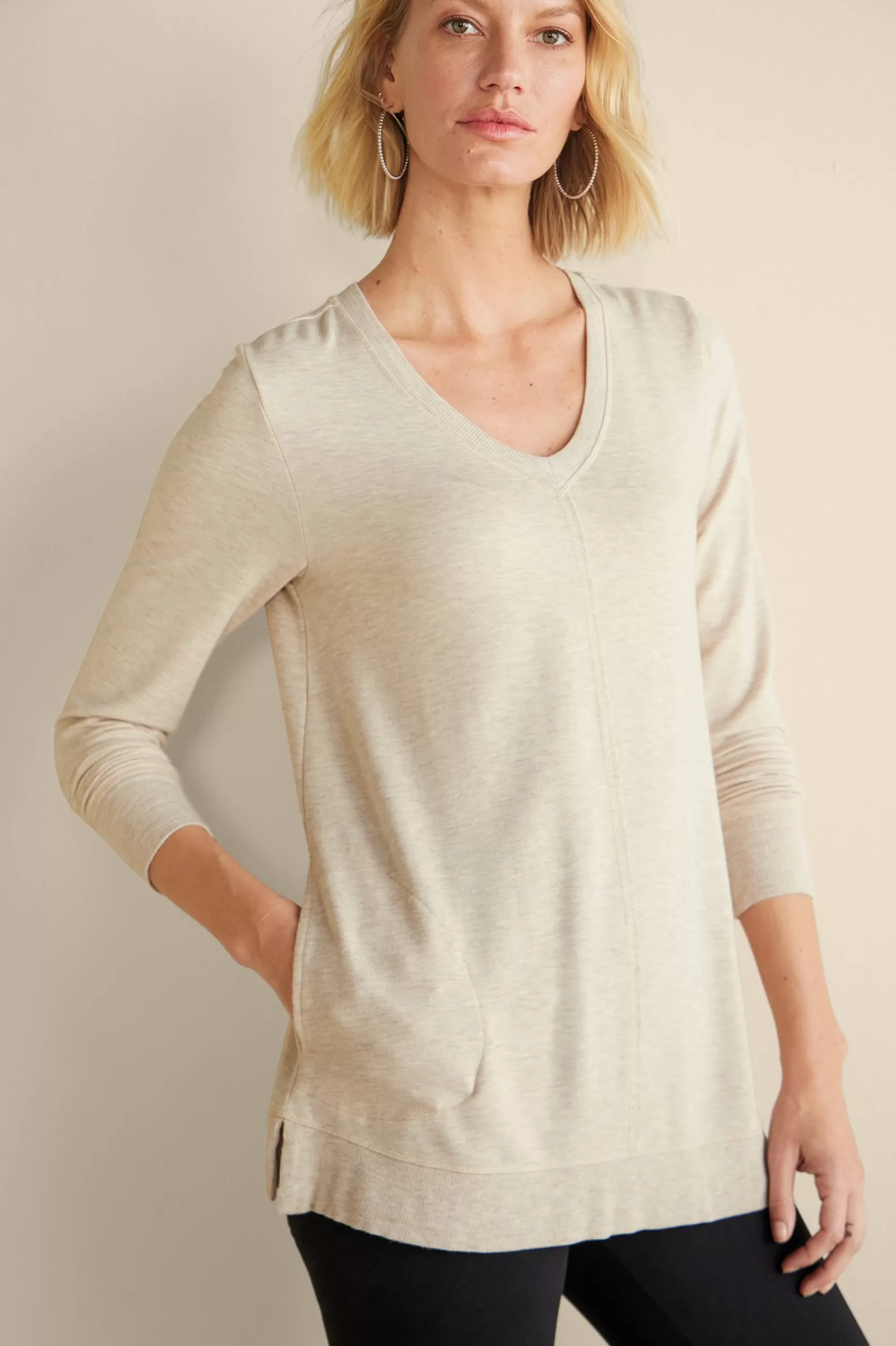 Soft Surroundings Wear Now Styles | long sleeve-Siesta Soft Tunic