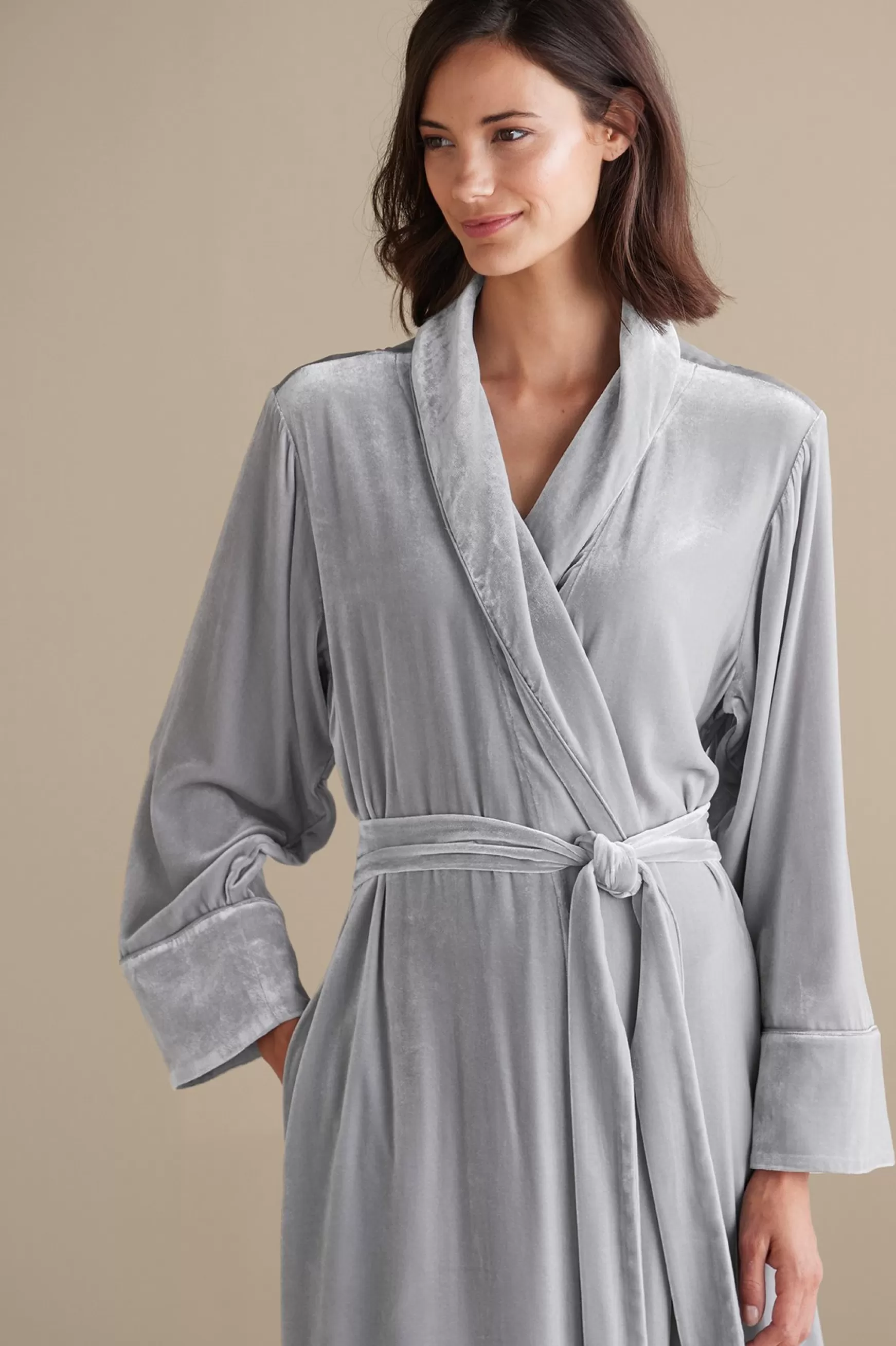 Soft Surroundings Sleepwear & Lounge | EVelvet Styles-Silk Velvet Robe