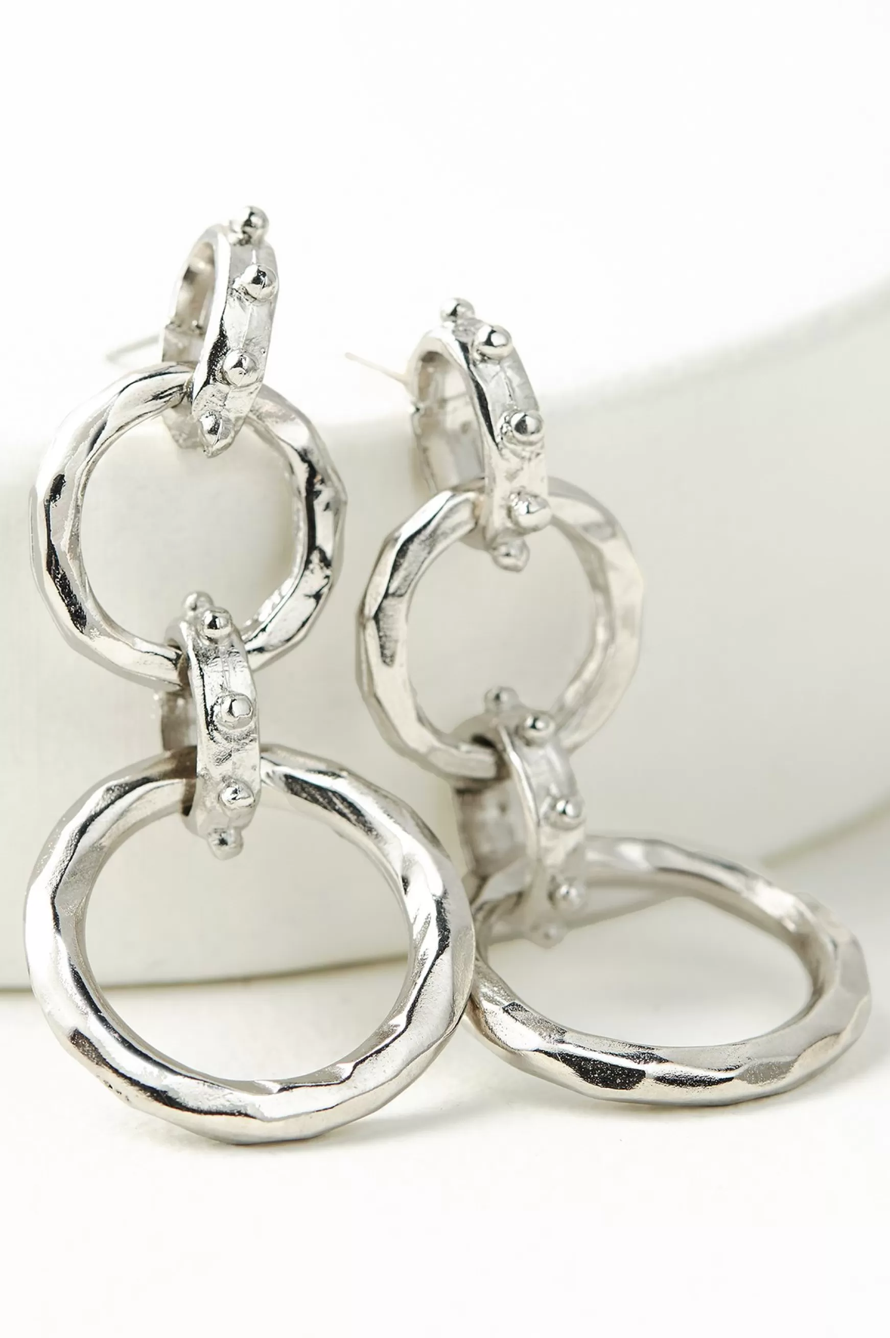 Soft Surroundings Earrings | earrings-Simone Tiered Hoop Earring