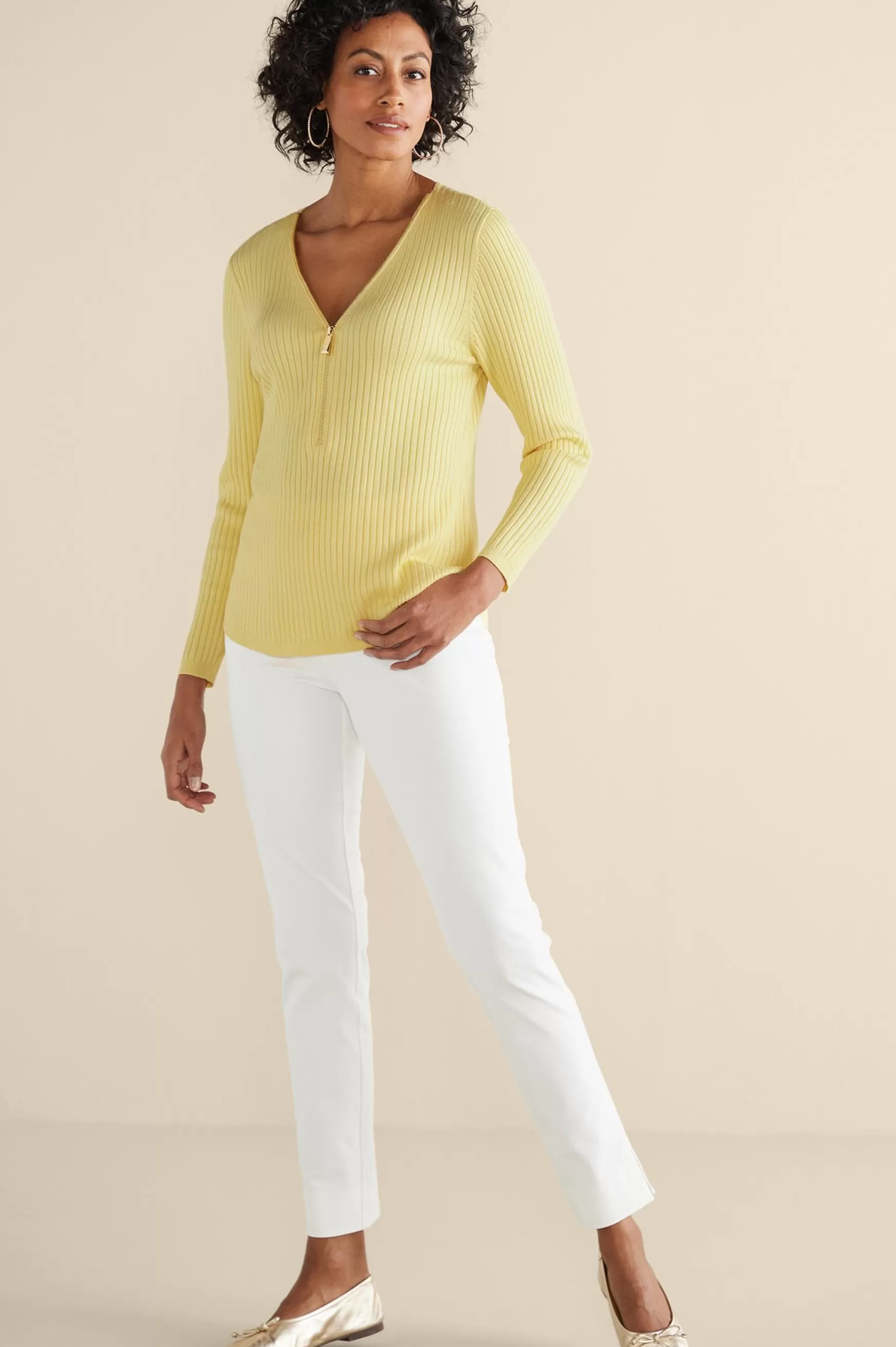 Soft Surroundings Soft Essential Styles | Vacation Shop-Soft Essential™ Ribbed Valentina Sweater