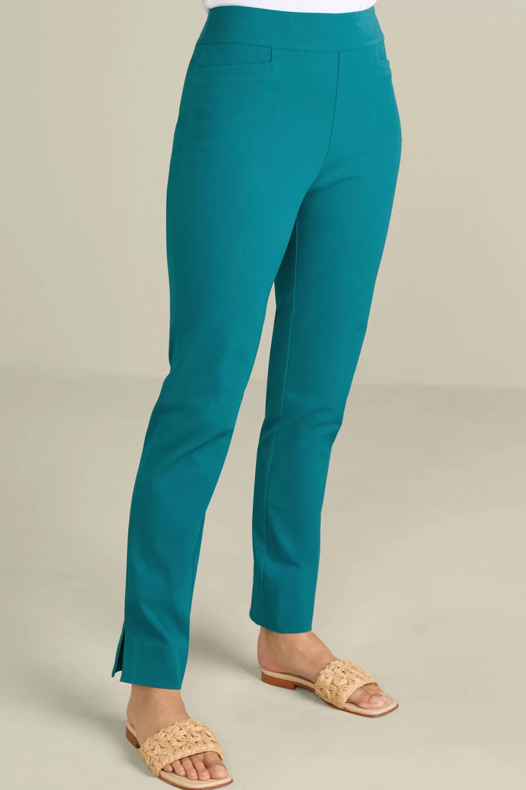 Soft Surroundings Soft Essential Styles | Vacation Shop-Soft Essential™ Superla Slim Leg Pants