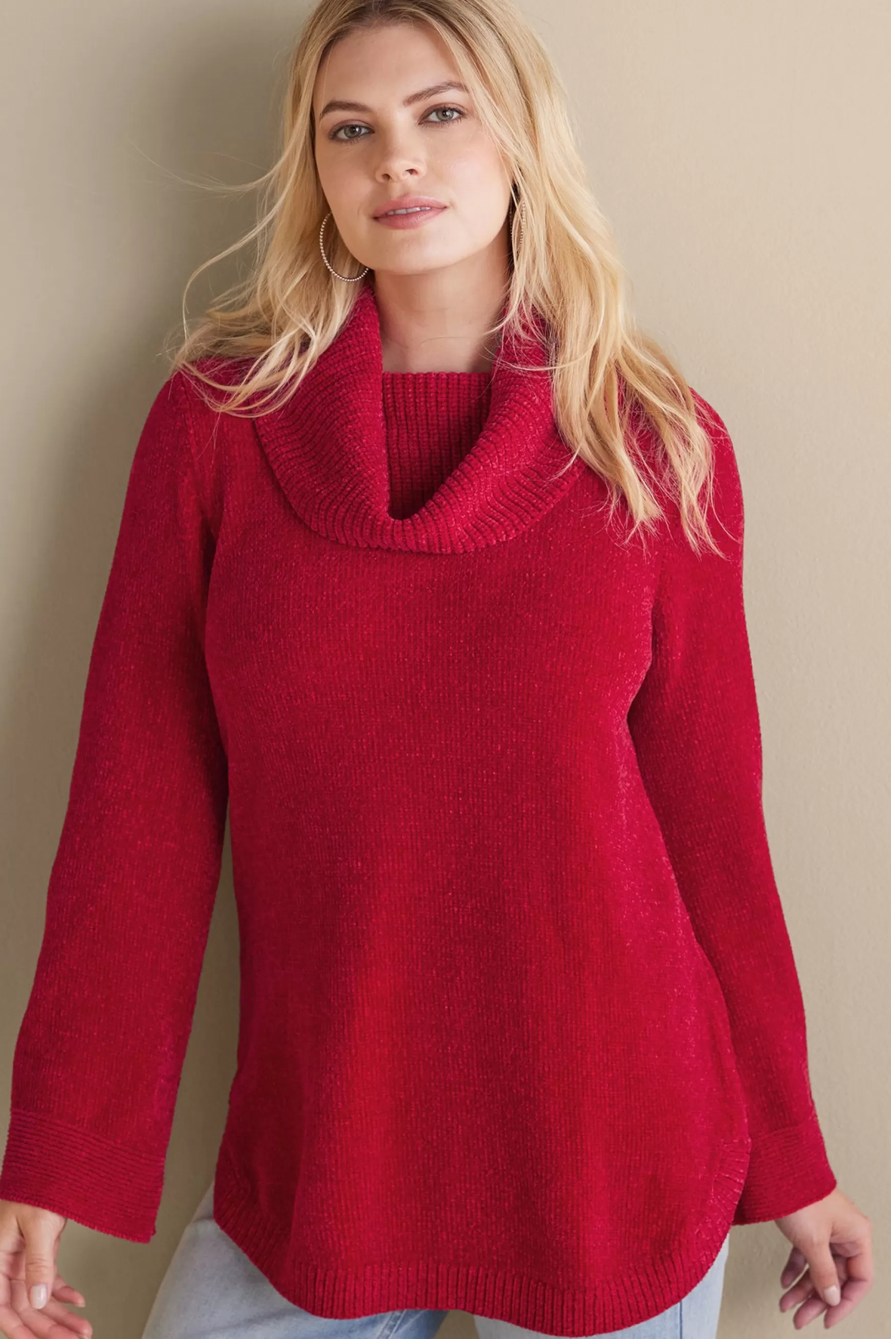 Soft Surroundings Everyday Styles | Sweaters & Cardigans-Soft Winds Chenille Tunic Sweater