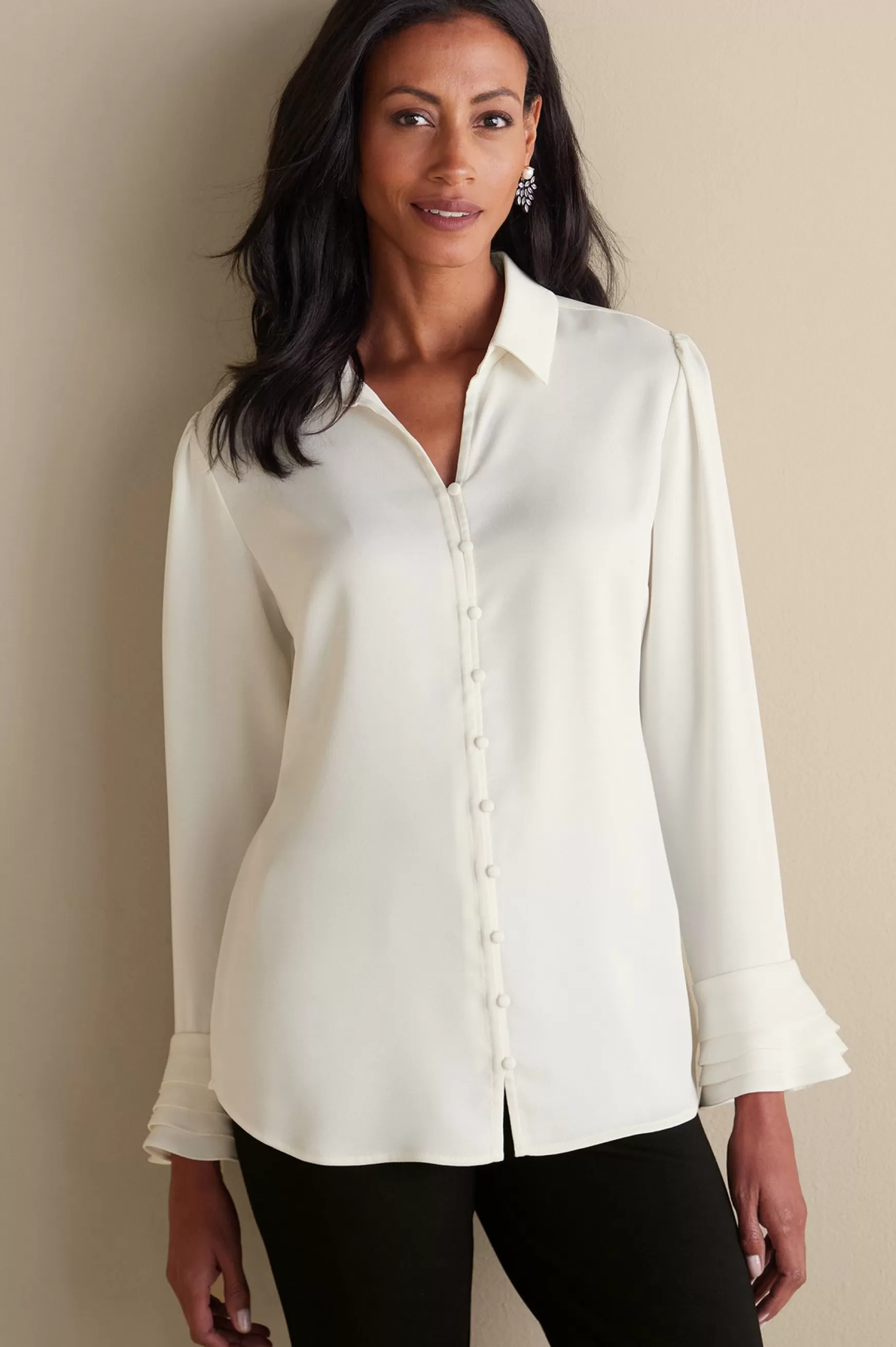 Soft Surroundings Everyday Styles | long sleeve-Sonnet Blouse