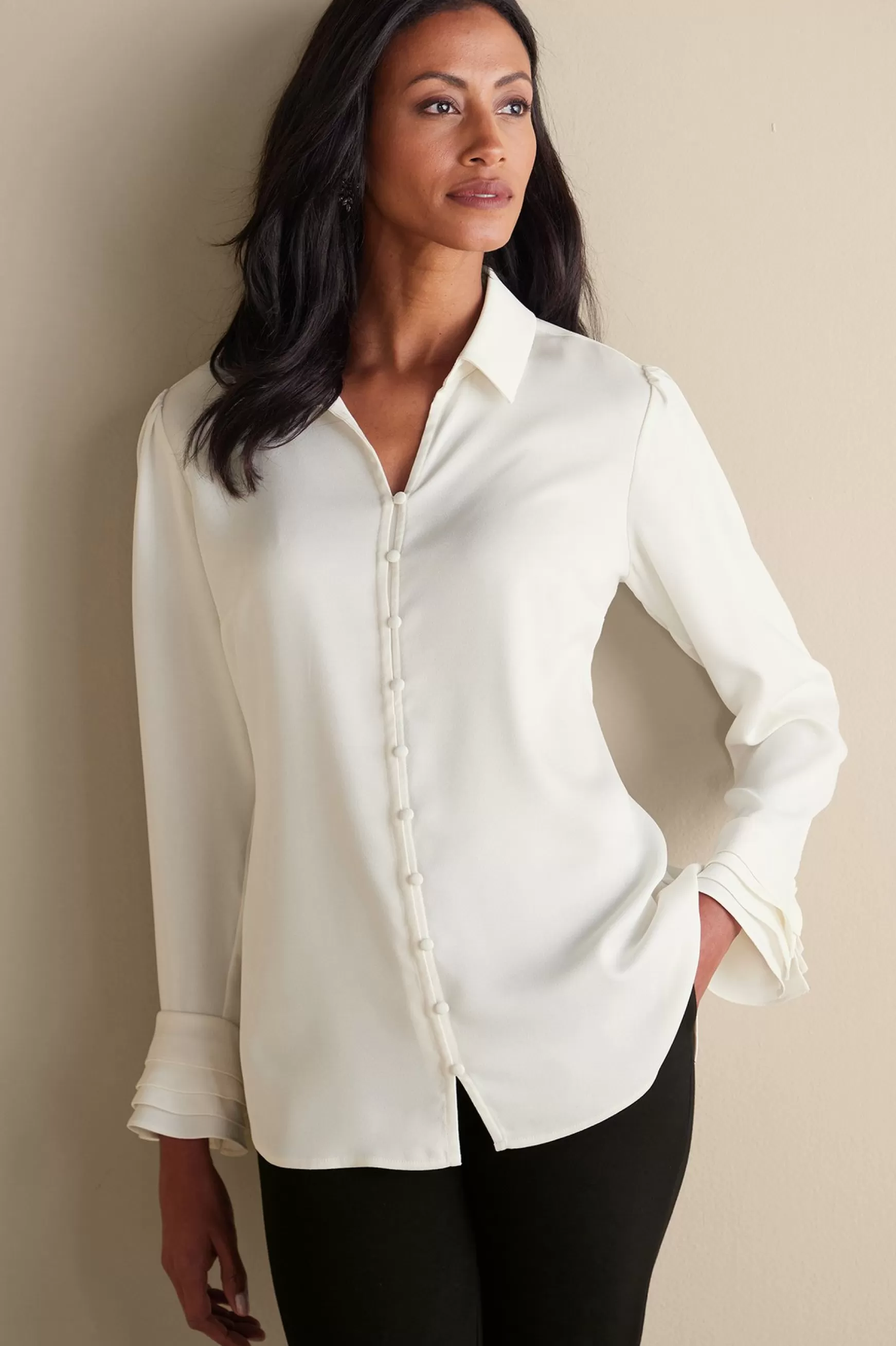 Soft Surroundings Everyday Styles | long sleeve-Sonnet Blouse