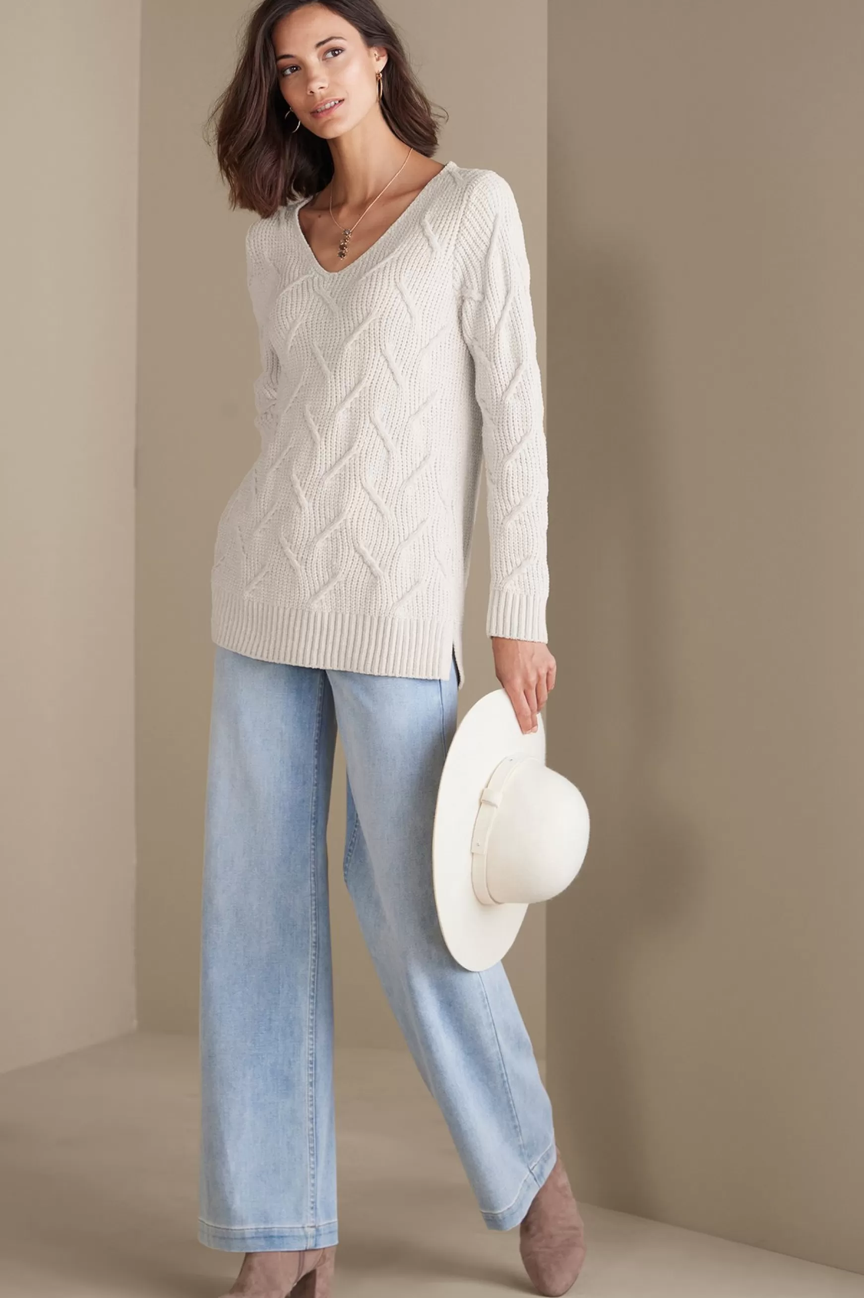 Soft Surroundings Sweaters & Cardigans | long sleeve-Trina Chenille Sweater