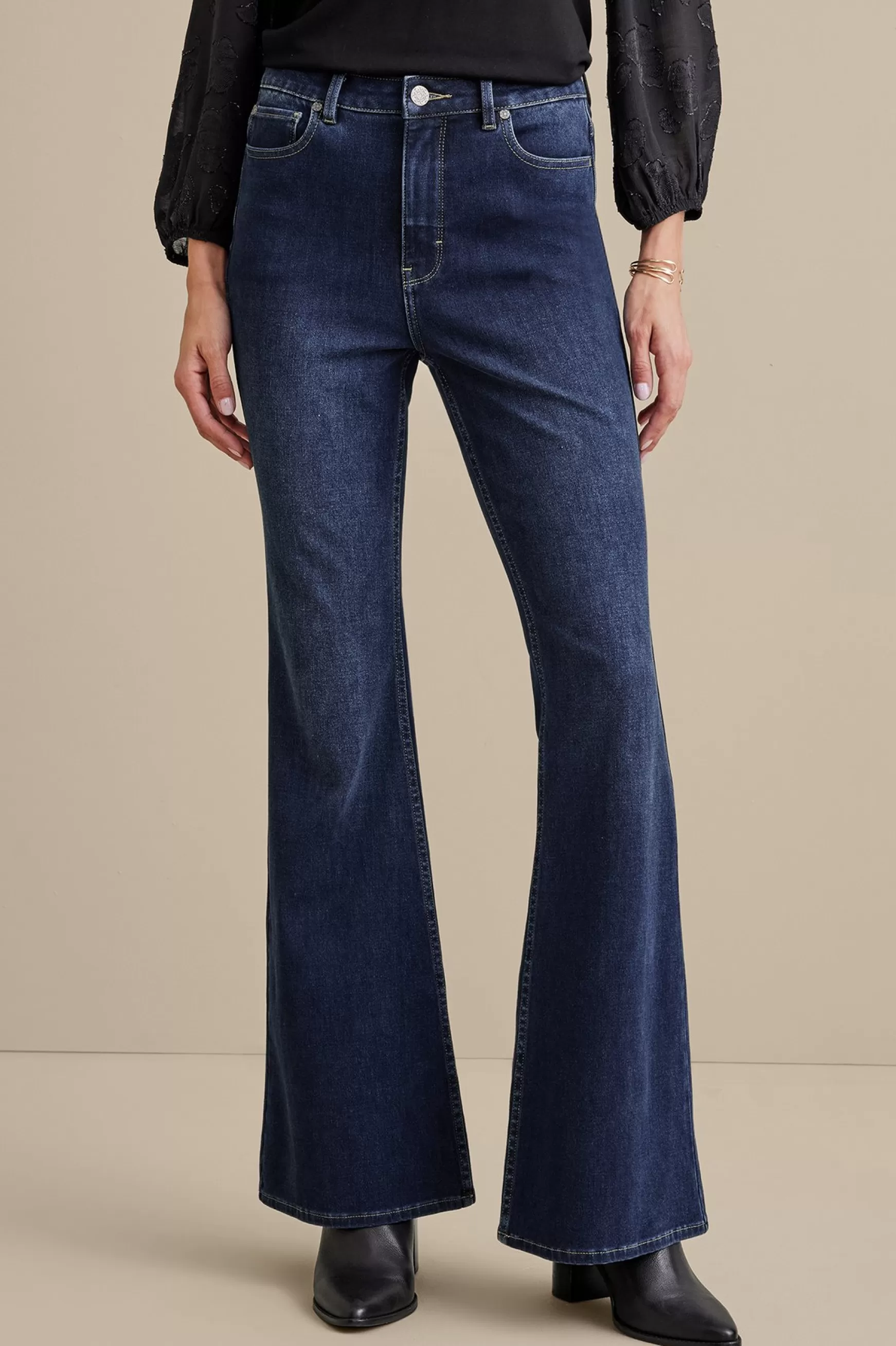 Soft Surroundings Everyday Styles | Wear Now Styles-Ultimate Denim Flare Jeans