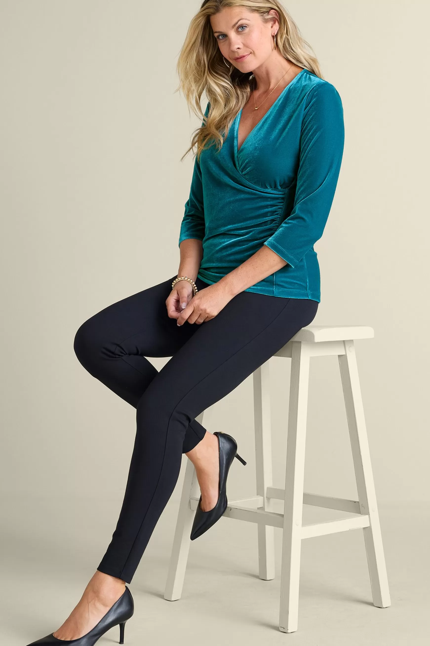 Soft Surroundings Feminine Flourish | Everyday Styles-Velvet Alyssa Knit Top